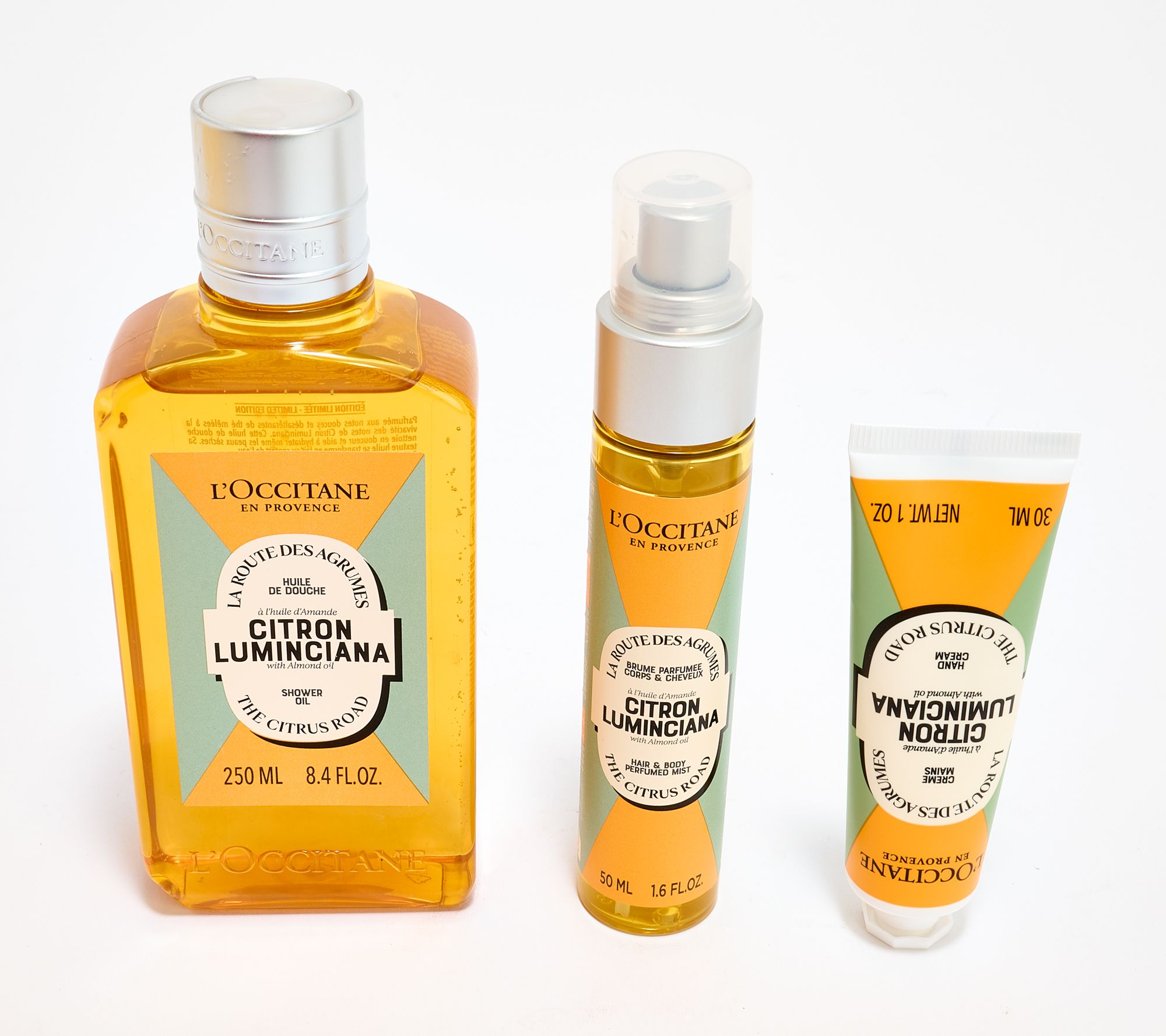 L'Occitane Citron Luminciana Layering 3pc Gift Set