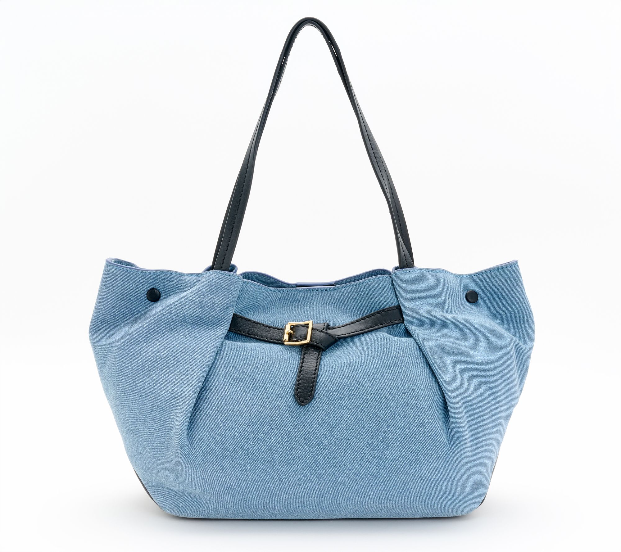 "As Is" Aimee Kestenberg Leather Houston Belted Fan Tote