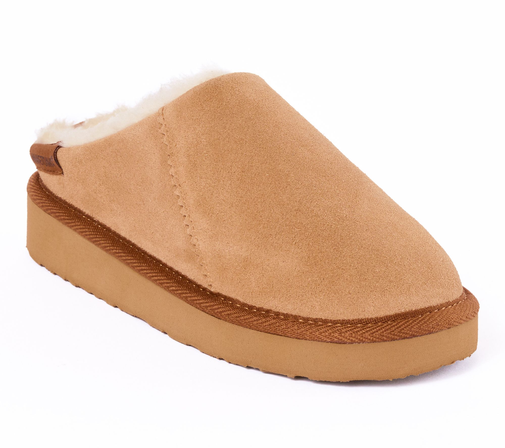  Minnetonka Women's Coze Around Clog Suede Slippers