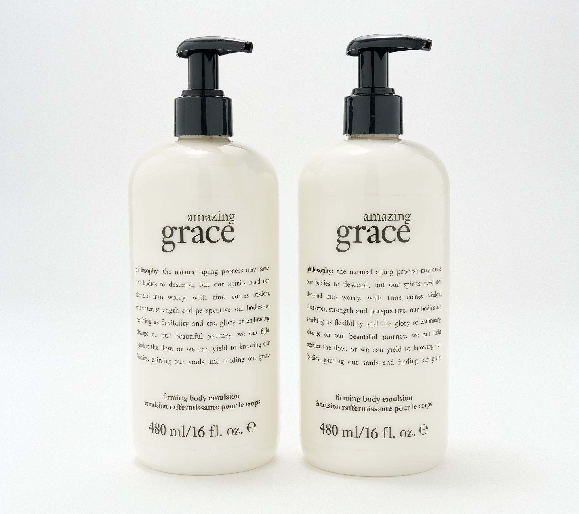 philosophy 16oz grace fragrance firming body emulsion duo
