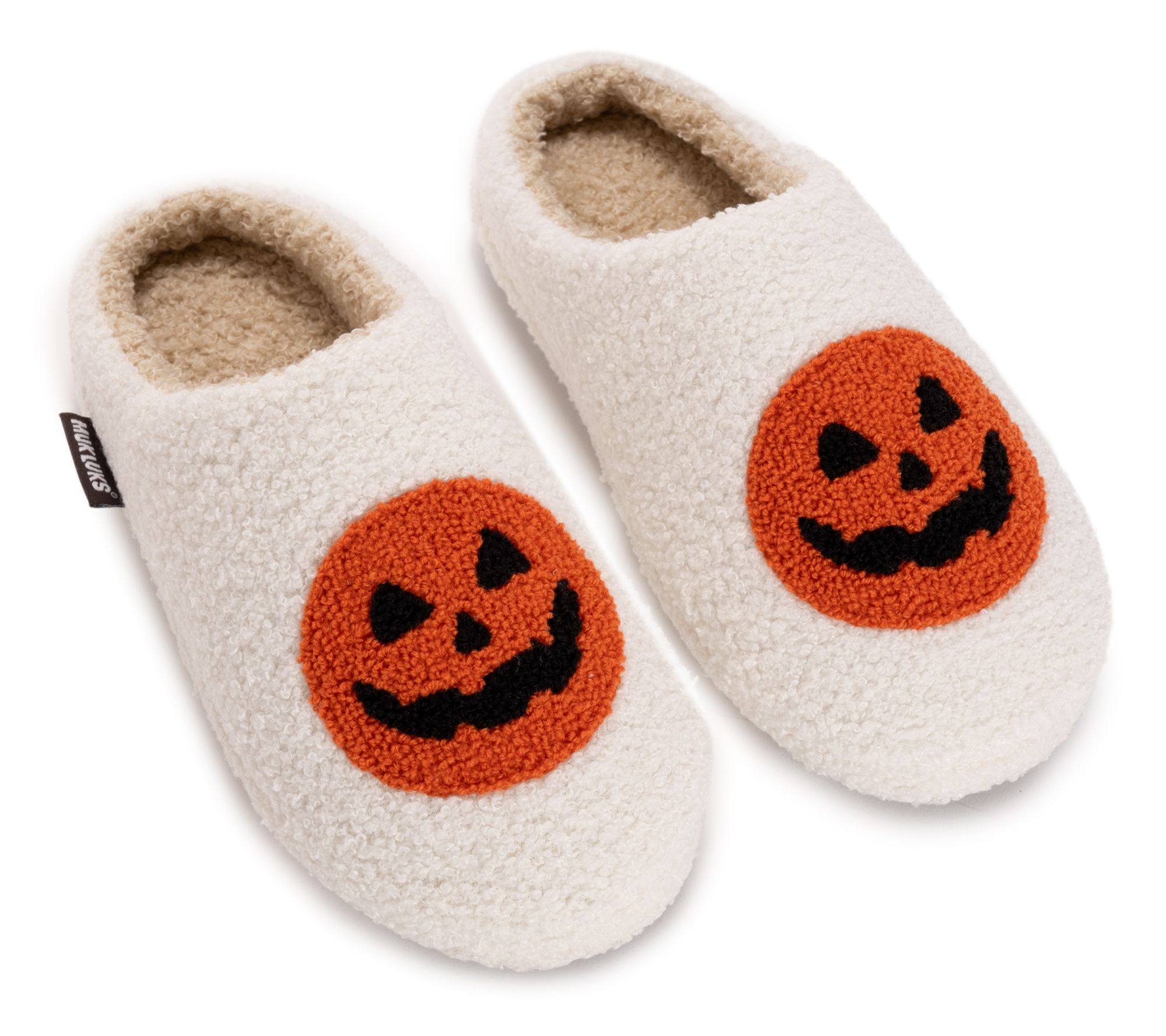 MUK LUKS Women's Halloween Punch Needle Bubble Sole Slipper