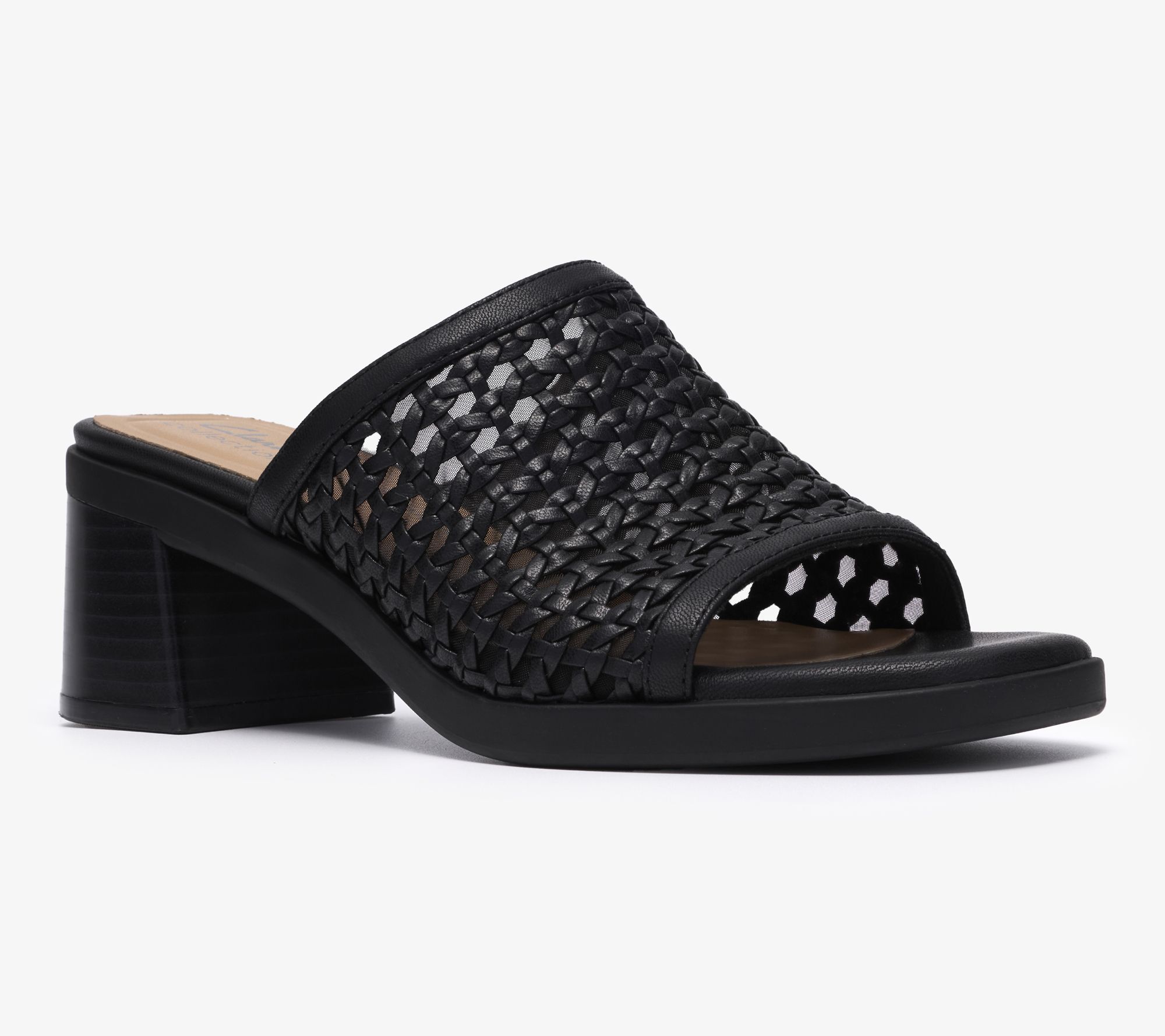 Clarks Collection Leather Heeled Sandals-Jaylan Slide