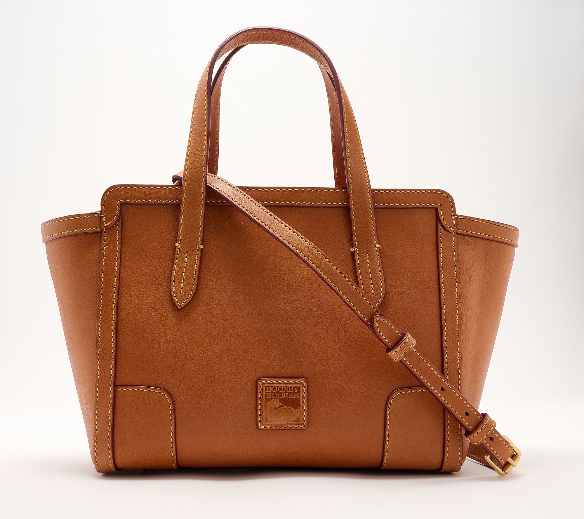 Dooney & Bourke Florentine Leather Small Shopper with Shoulder Strap
