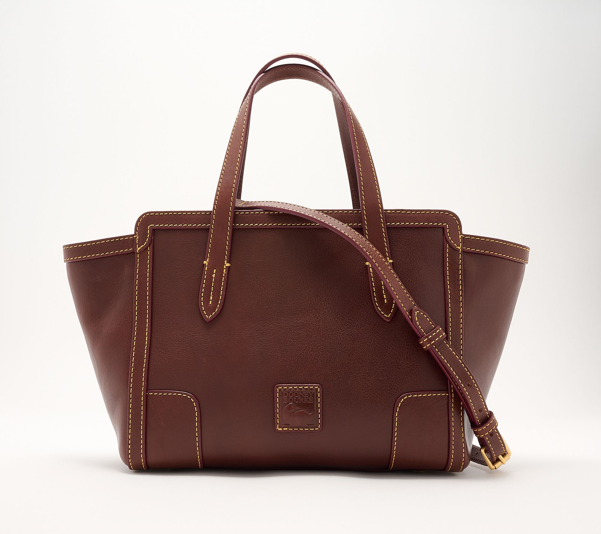 Dooney & Bourke Florentine Leather Small Shopper with Shoulder Strap