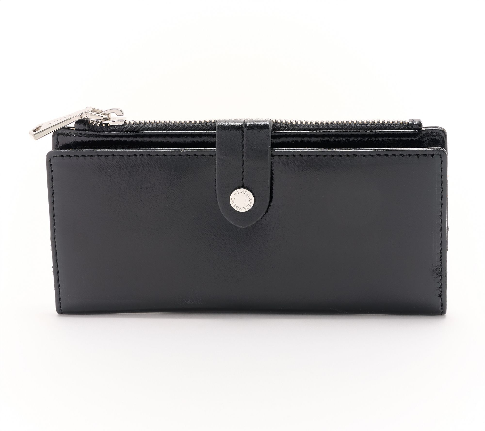 "As Is" Aimee Kestenberg Power Fold Leather BiFold Wallet