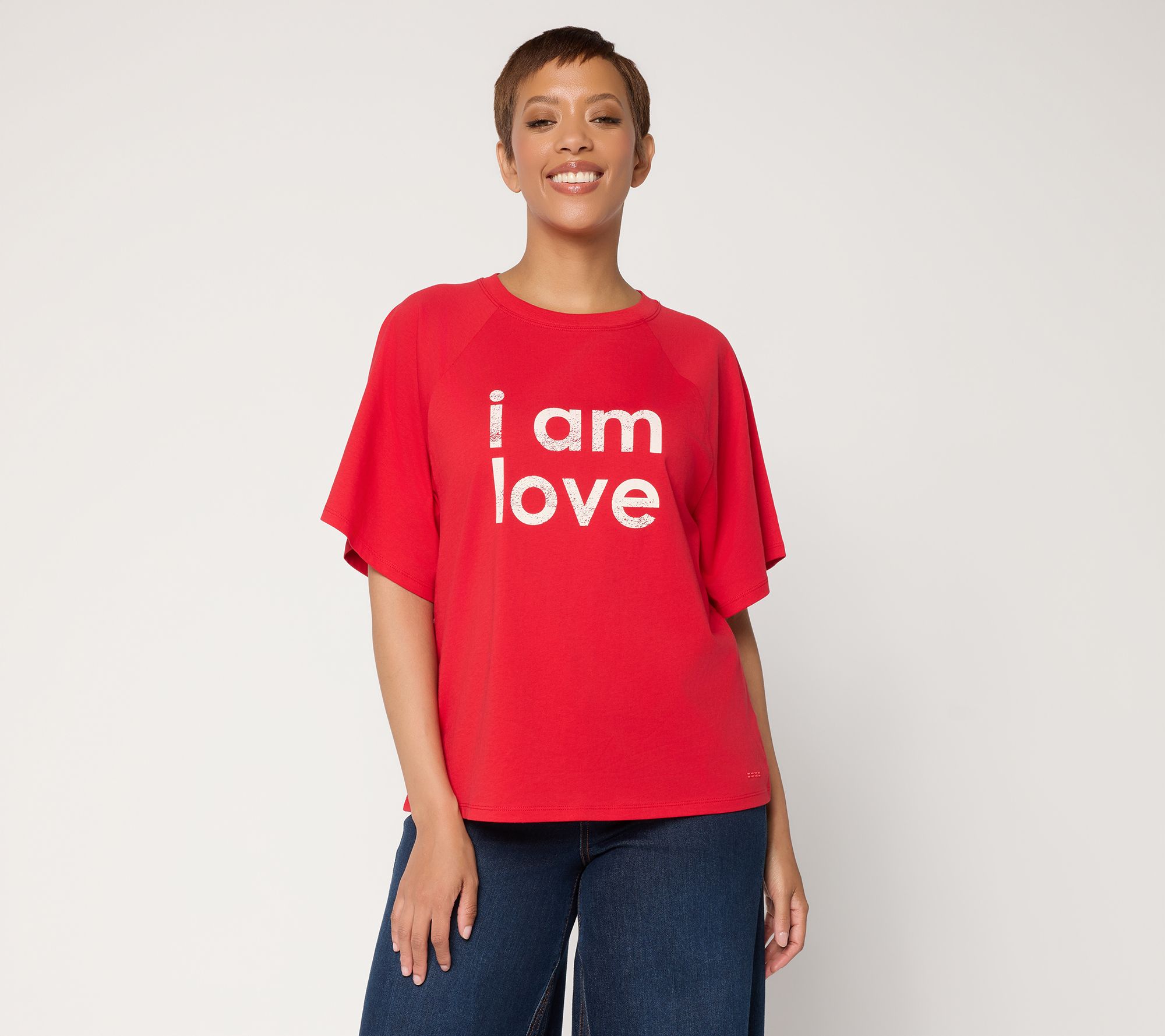 Peace Love World 100% Cotton Graphic Tee