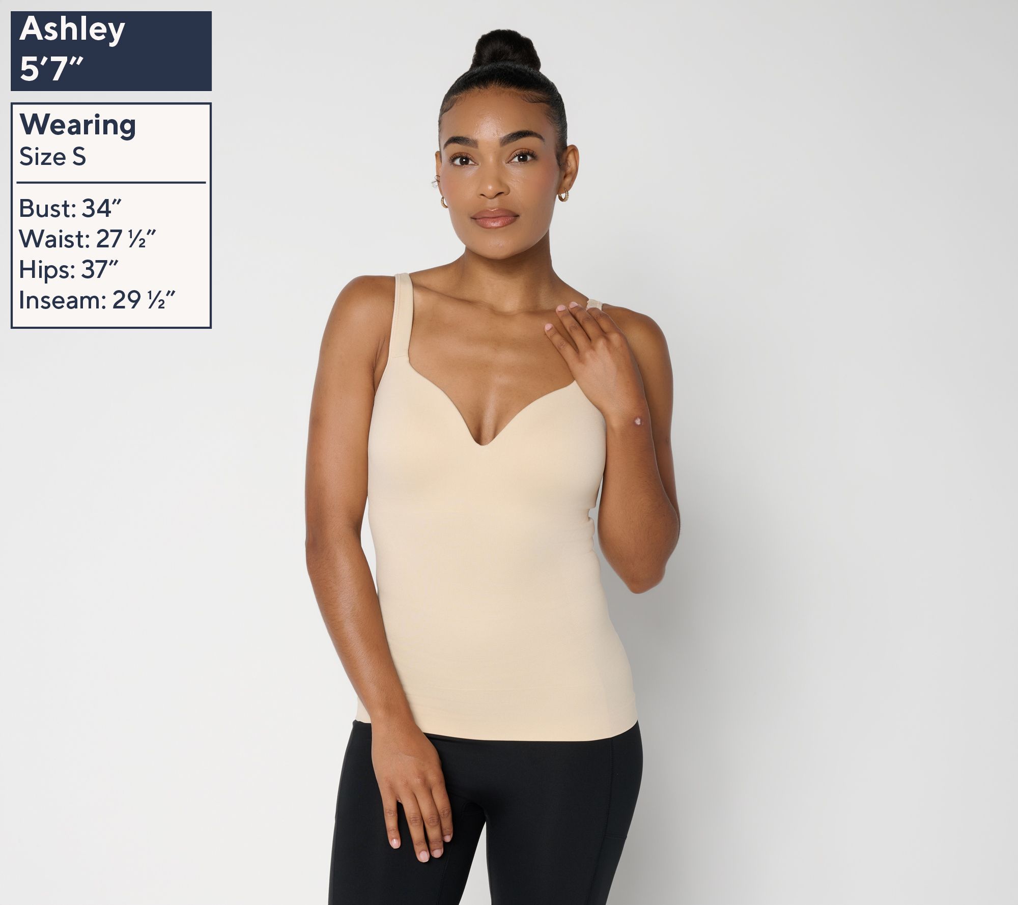 QVCジャパン Shapermint Essentials Sweetheart Built-In Bra Shaper Cami | QVC