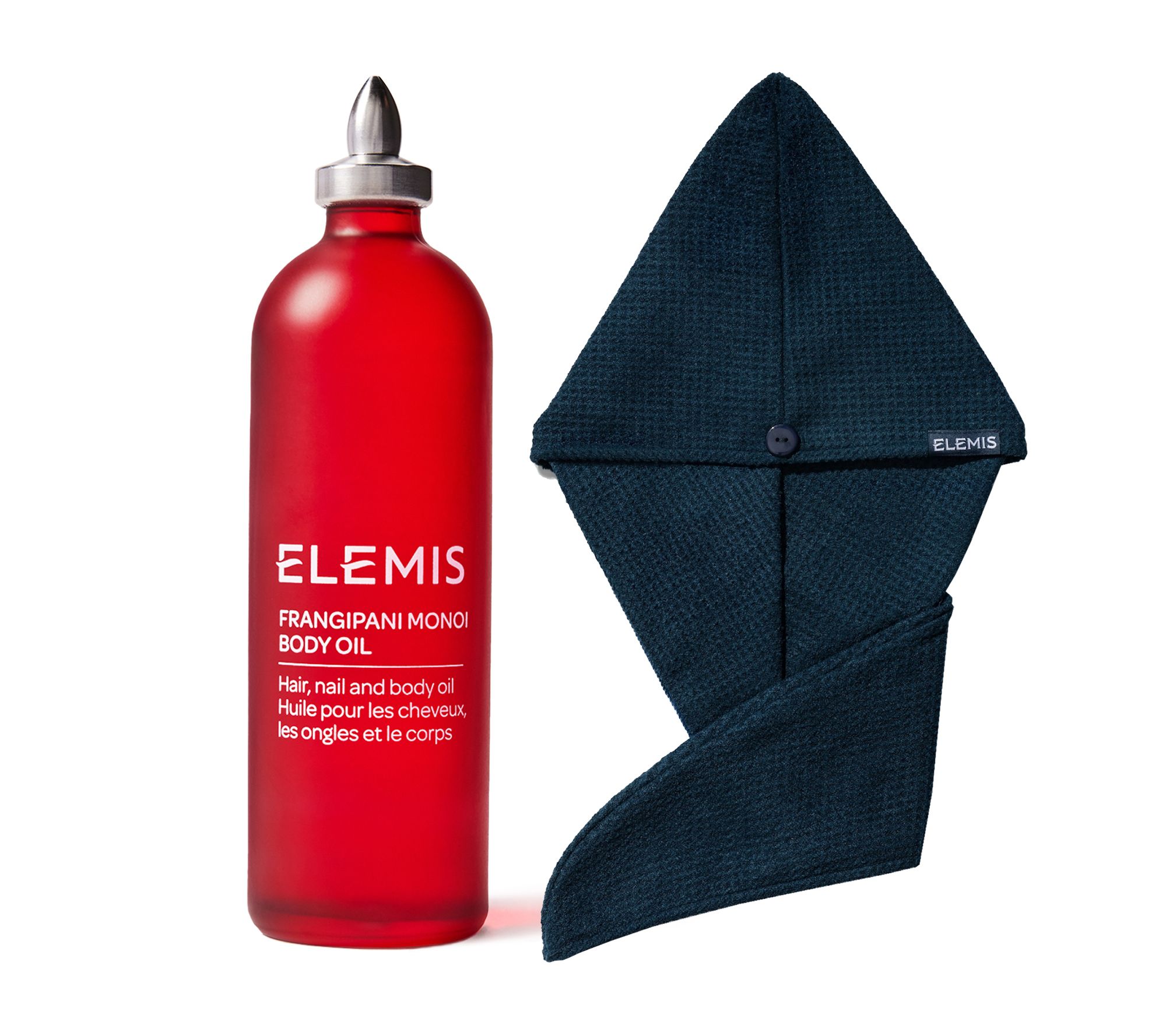 ELEMIS Frangipani Monoi Body Oil & Hair Towel Wrap