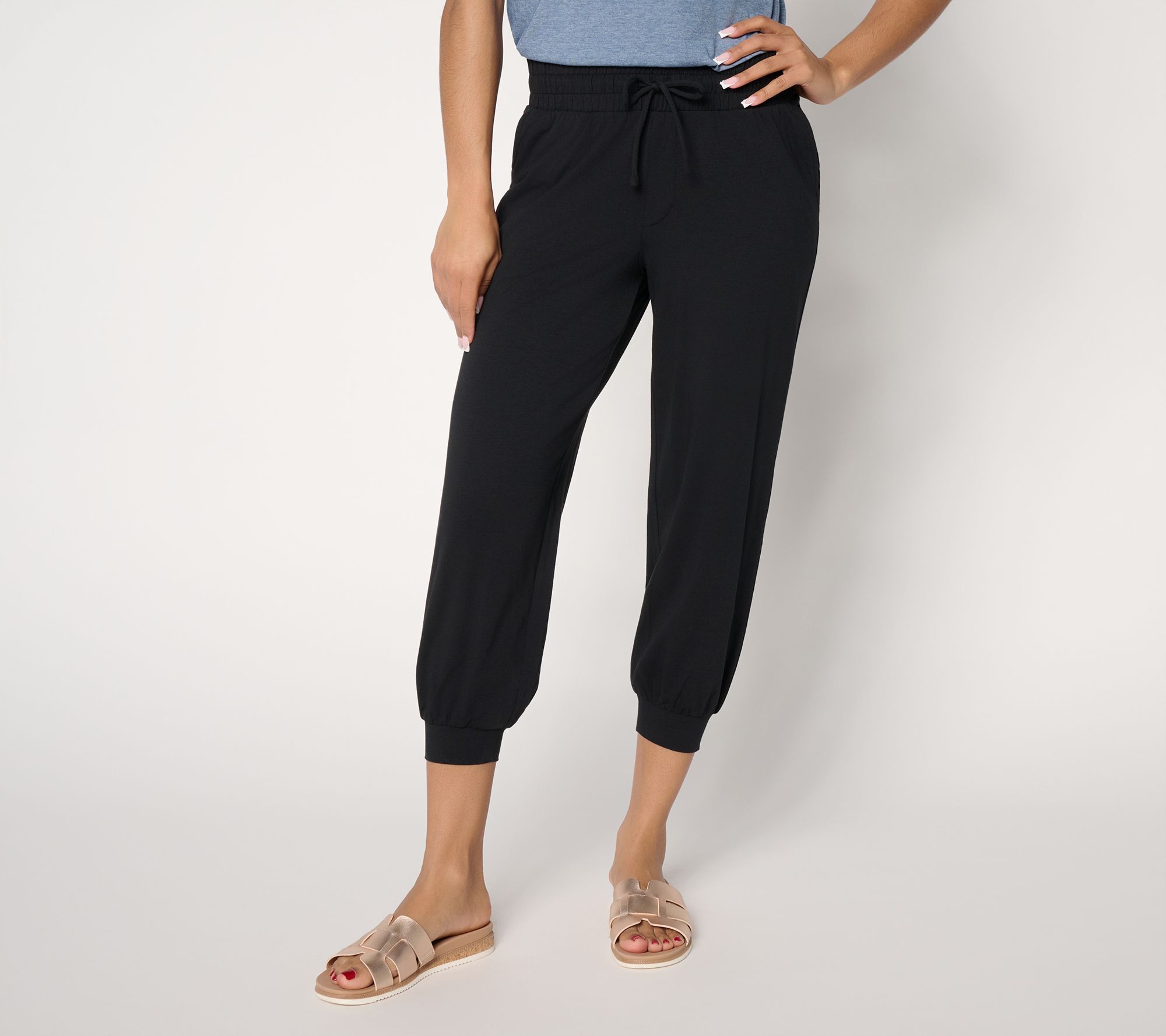 "As Is" AnyBody Petite All-Star Cozy Knit Jogger
