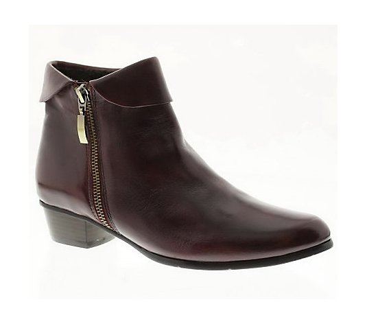 Spring Step Stockholm Leather Ankle Boots