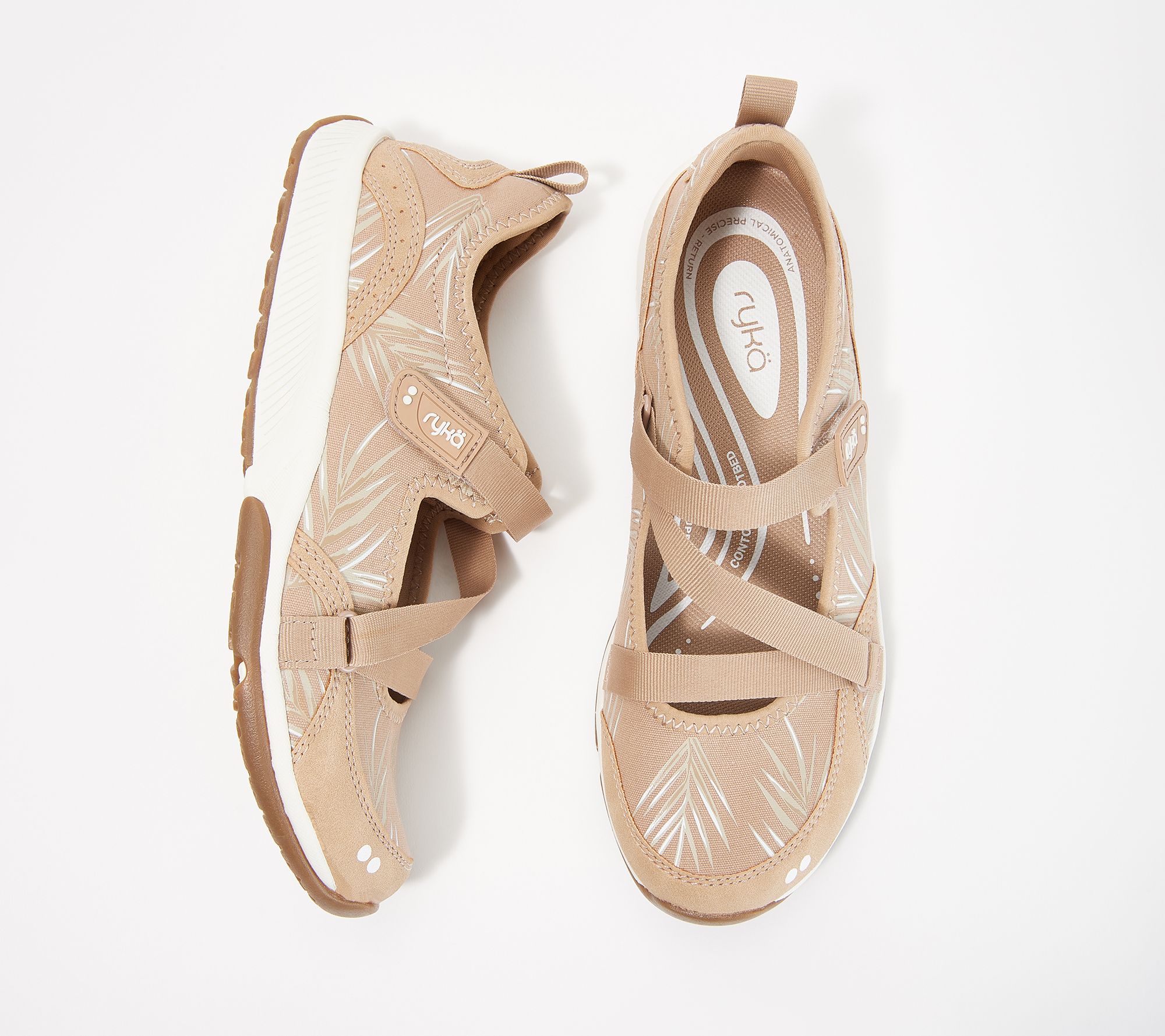 Ryka Adjustable Mesh Mary Jane Sneakers - Kailee Palm