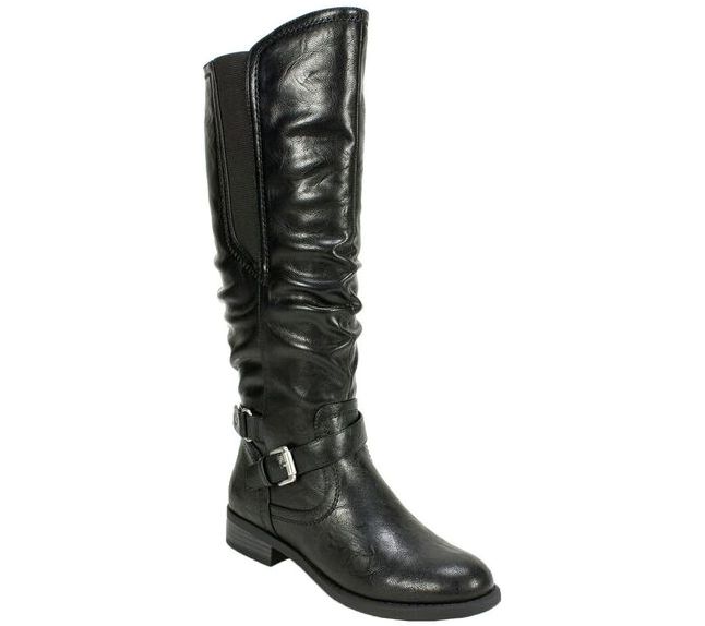 White Mountain Tall Shaft Boots - Lyle — QVC.com