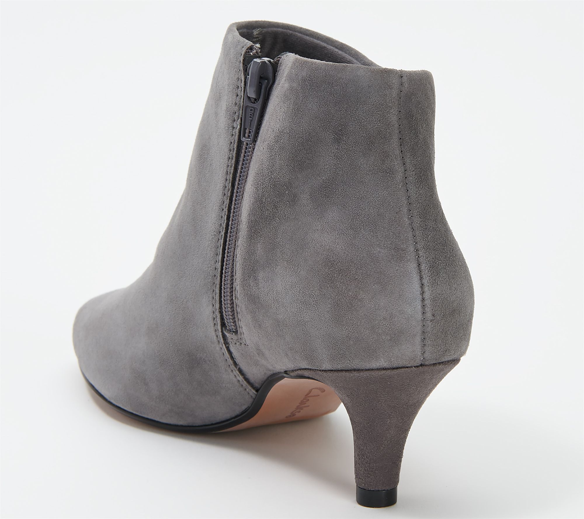 clarks linvale sea suede bootie