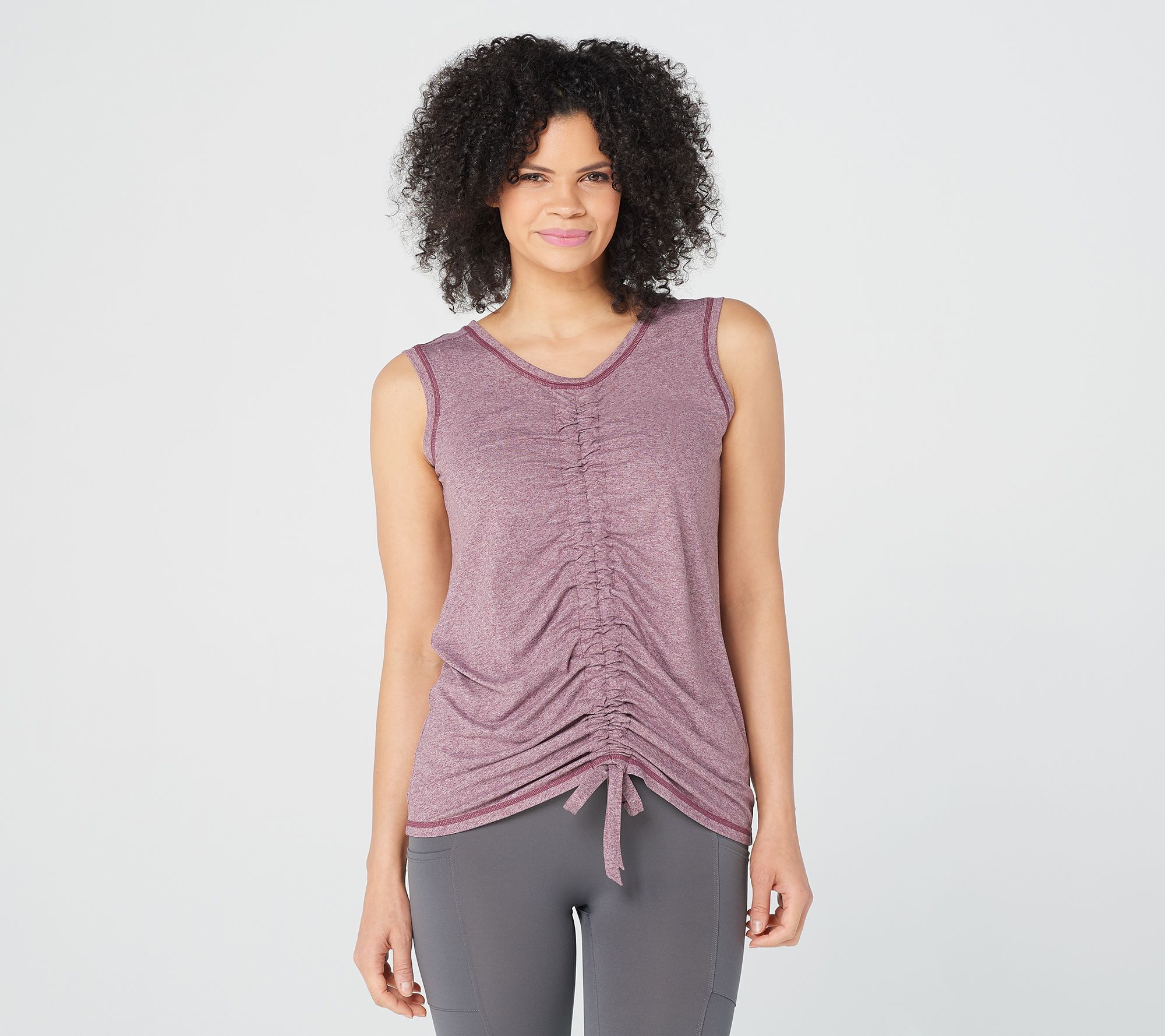 tank top with ruching