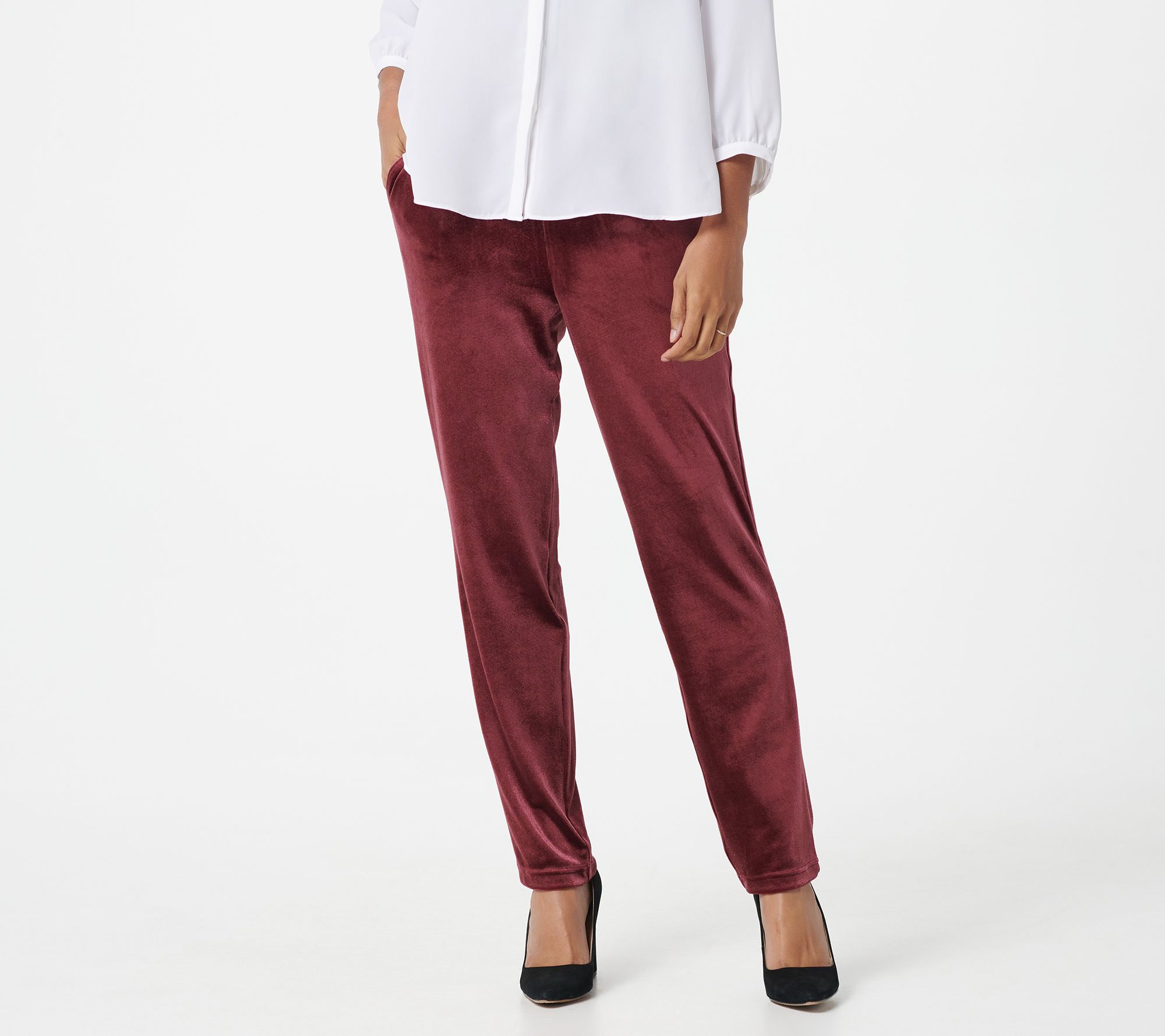 Joan Rivers Classics Collection - Red - Pants 