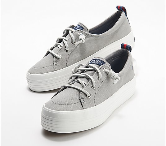 Sperry Crest Vibe Canvas Platform Sneakers