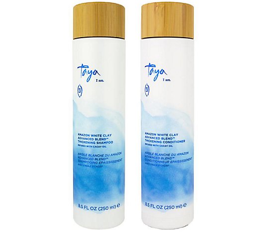 Taya Amazon White Clay Thickening Shampoo & Con ditioner Duo