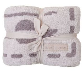 Barefoot Dreams CozyChic CIP "Hope for Peace" Throw