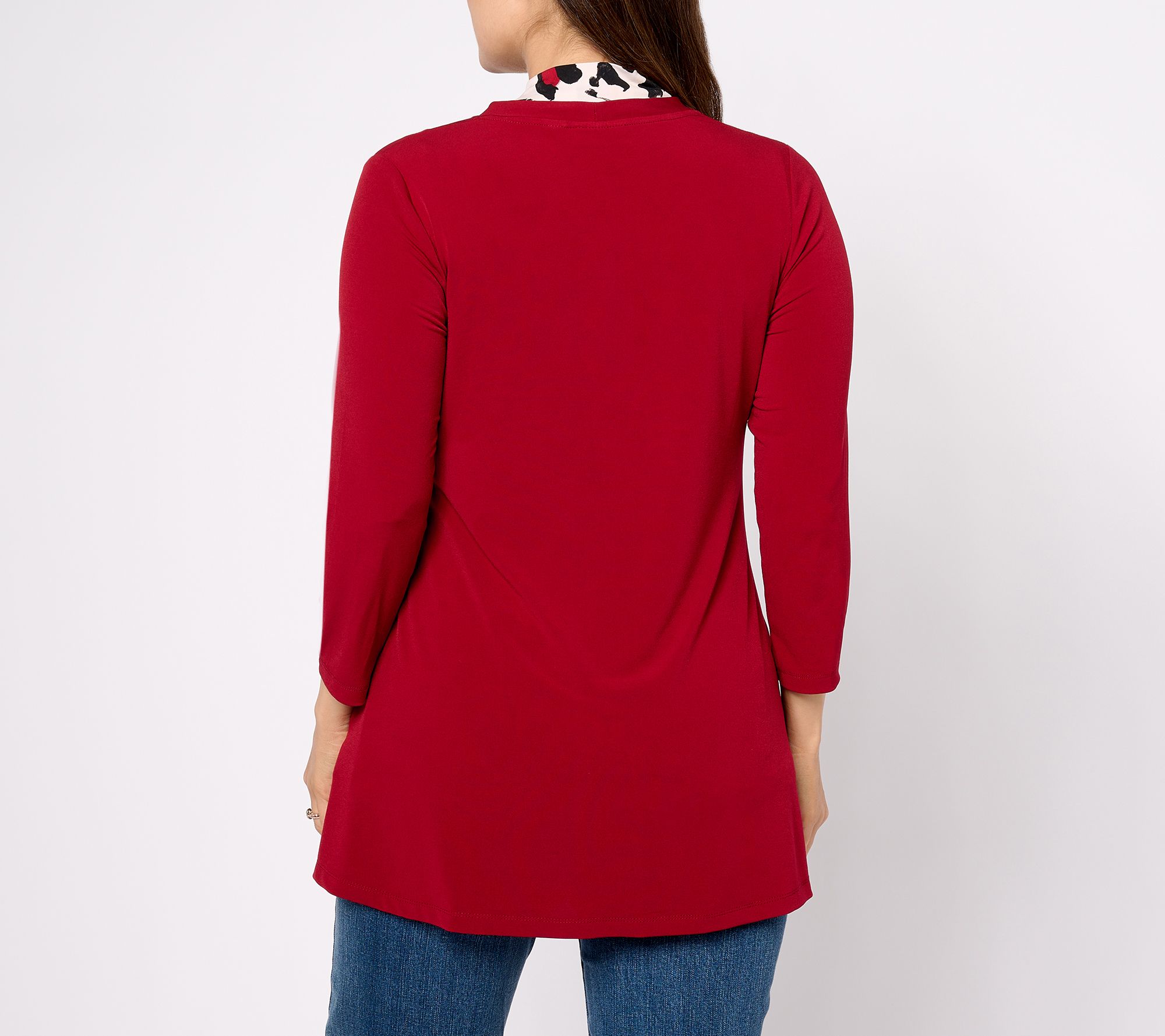 Liquid Knit Qvc Susan Graver Denim Jacket Susan Graver Petite