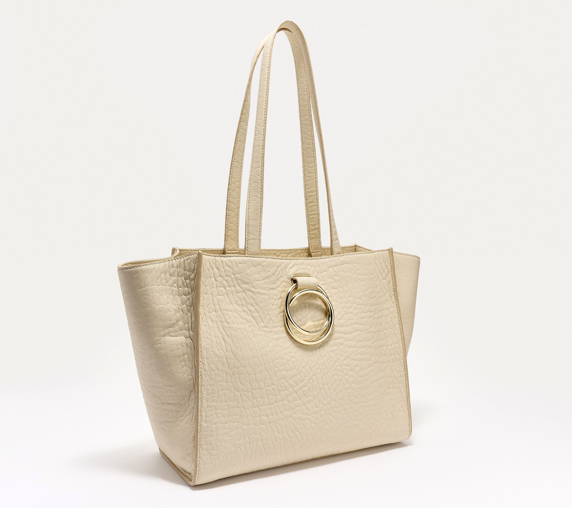 The Row, Bags, The Row Classic Creamcolored Tote Bag With Gold Hardware  Previously Loved