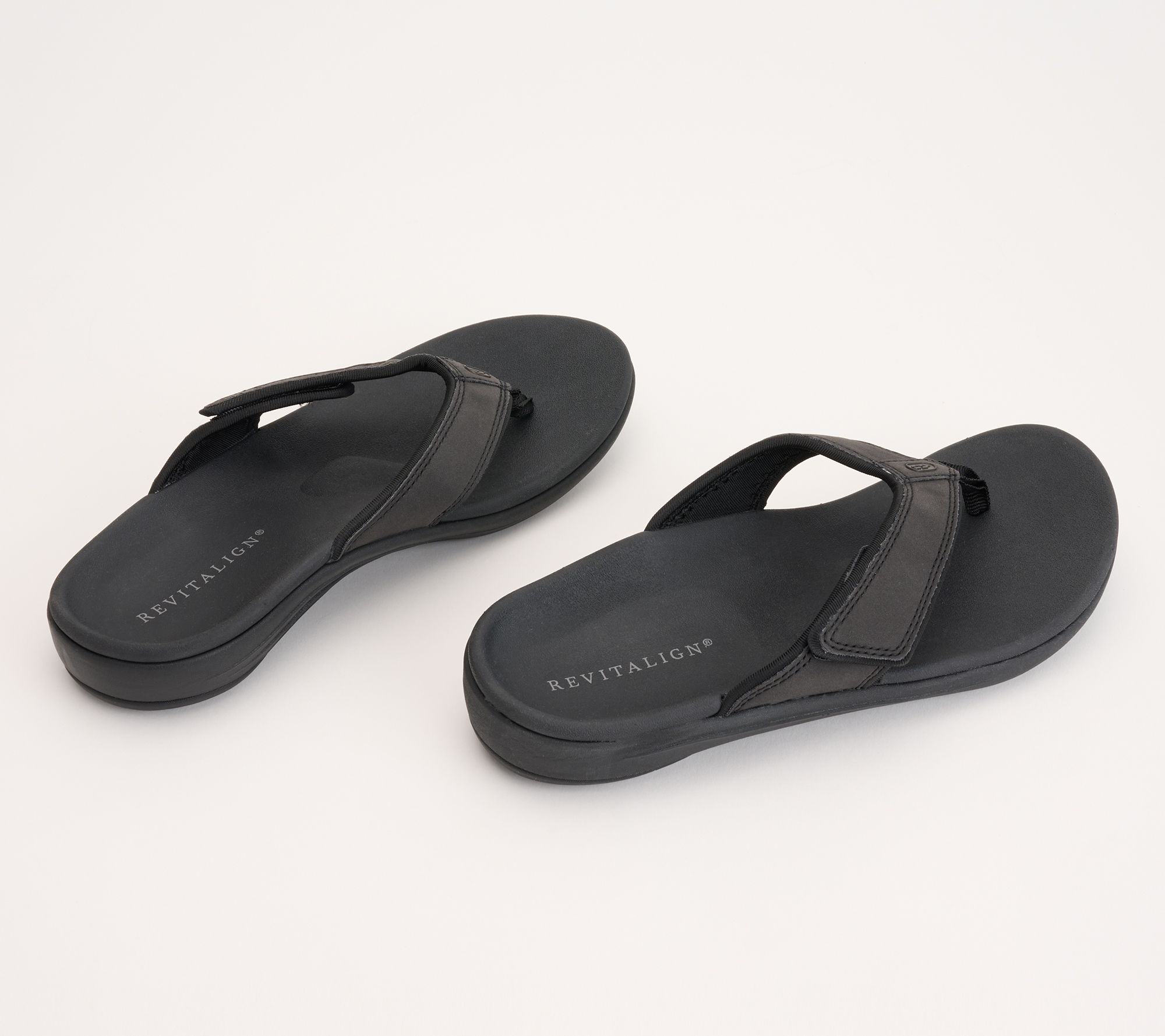 Revitalign Orthotic Thong Sandals - Yumi Adjustable - QVC.com