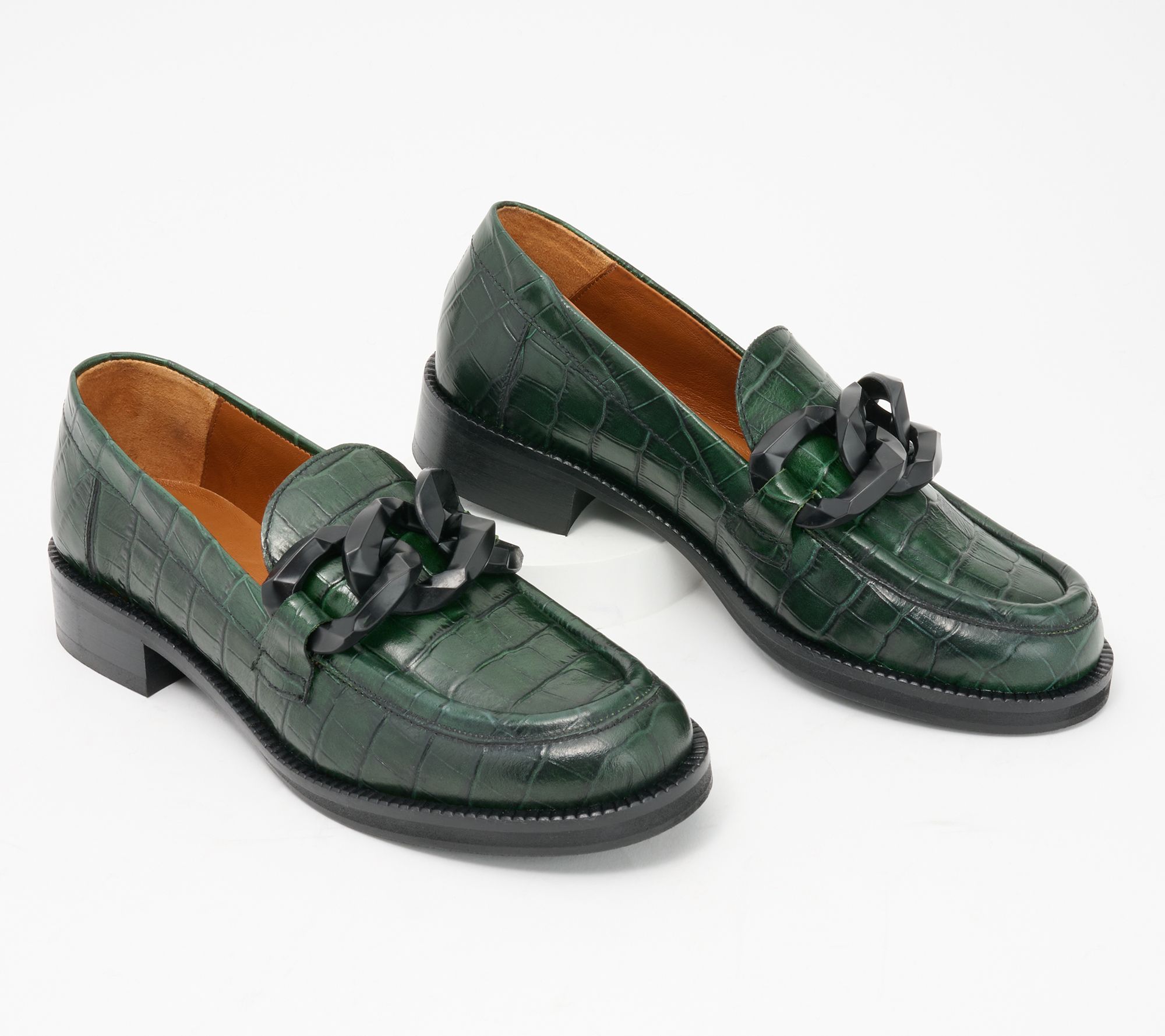 Unity in Diversity Leather Loafer - Martucci - QVC.com