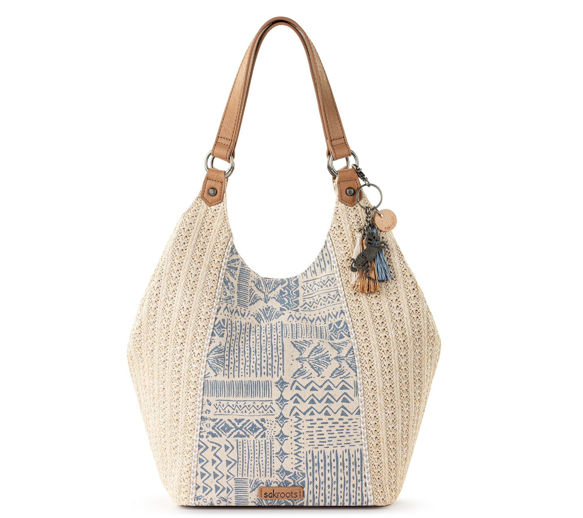 Sakroots Roma Straw Shopper