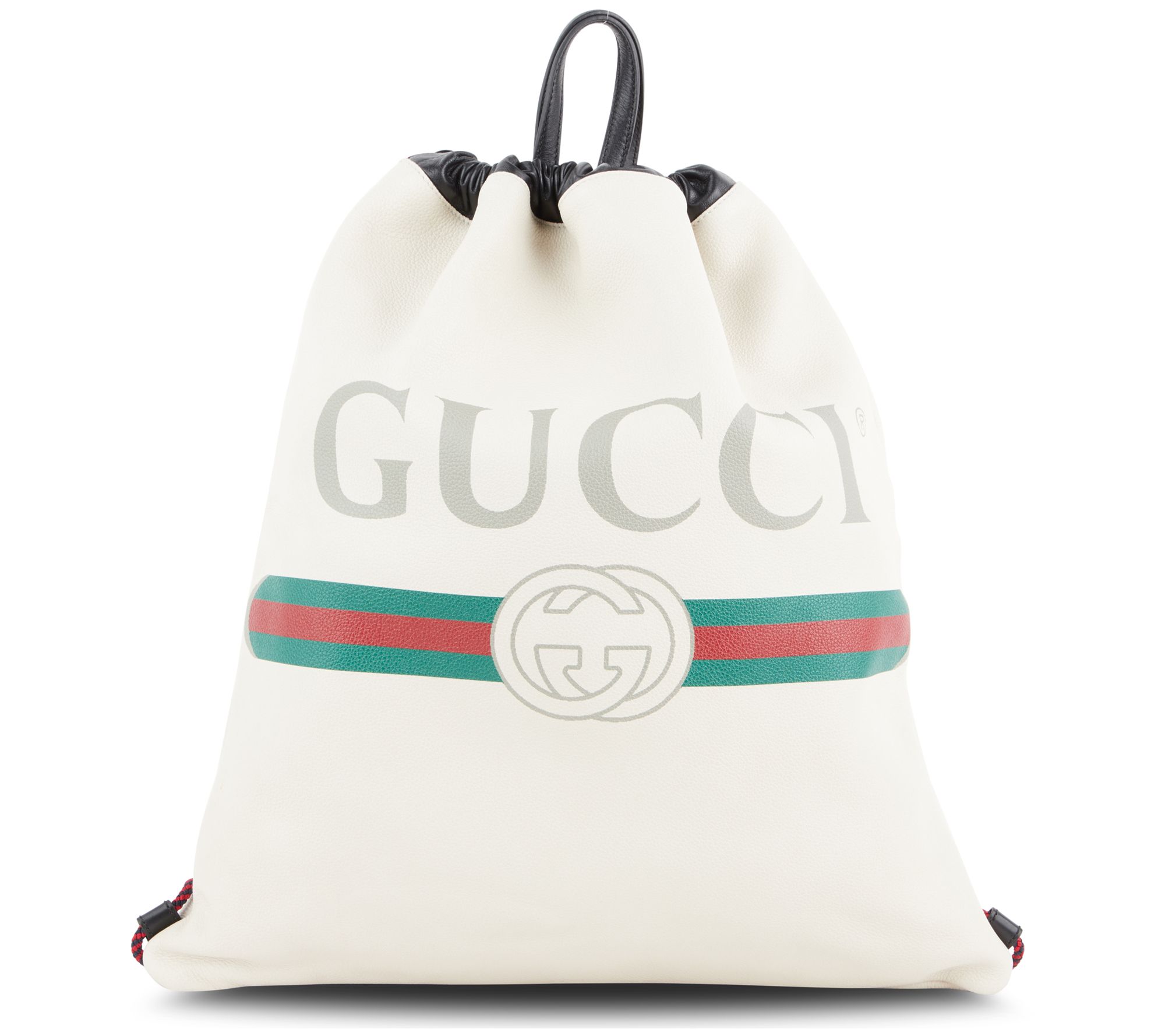 Pre Owned Gucci Backpack White QVC