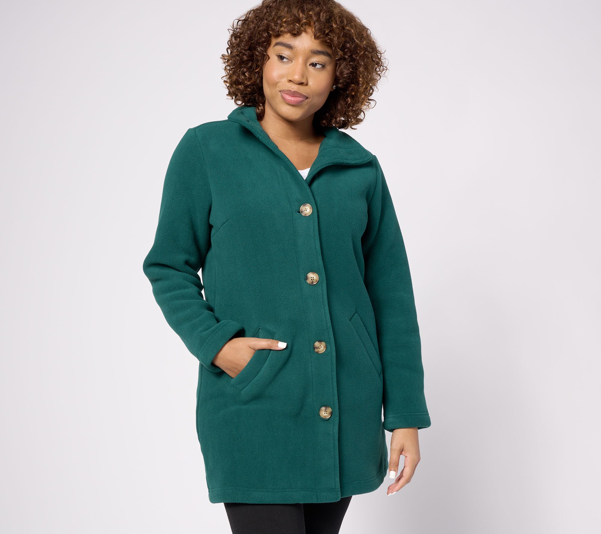 Qvc denim and co on sale coats