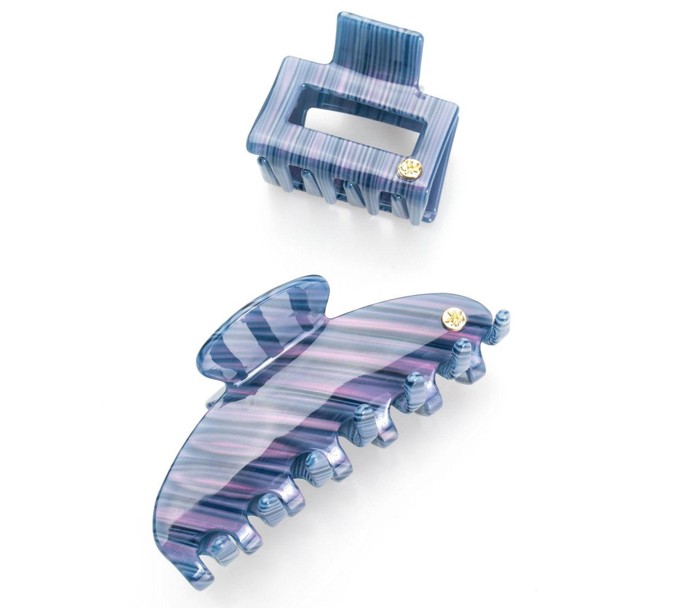 Violet and Brooks Samantha Acetate Everyday Hair Claw Clip Set