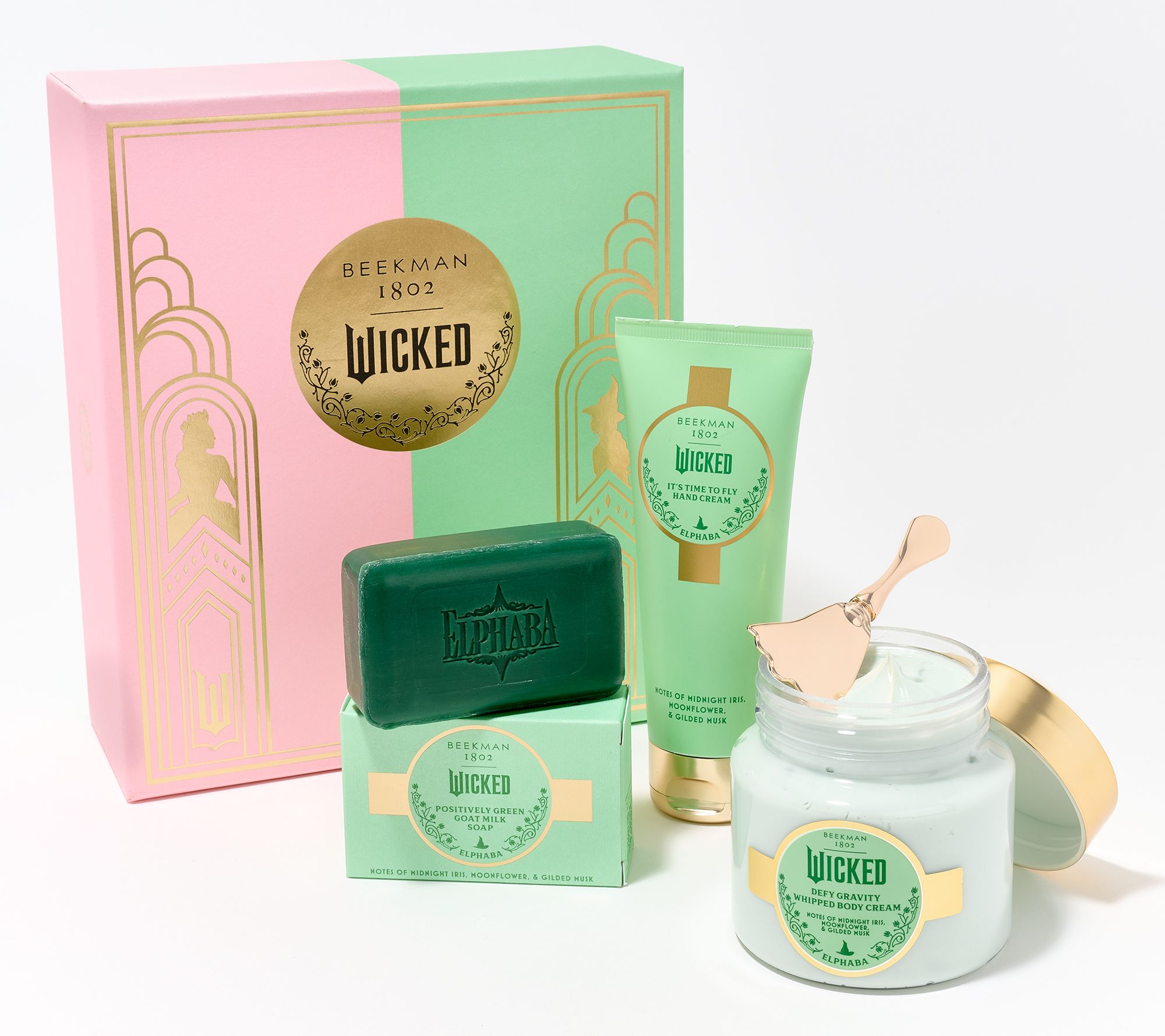 Beekman 1802 x Wicked 3pc Elphaba Body Care Gift Set