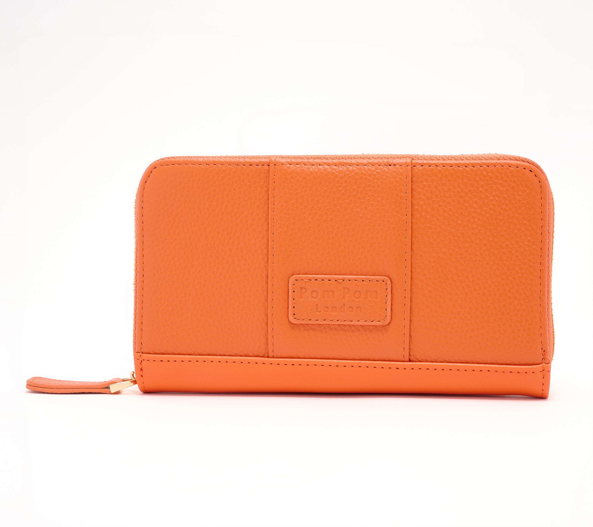 Pom Pom London Leather Continental Chelsea Wallet