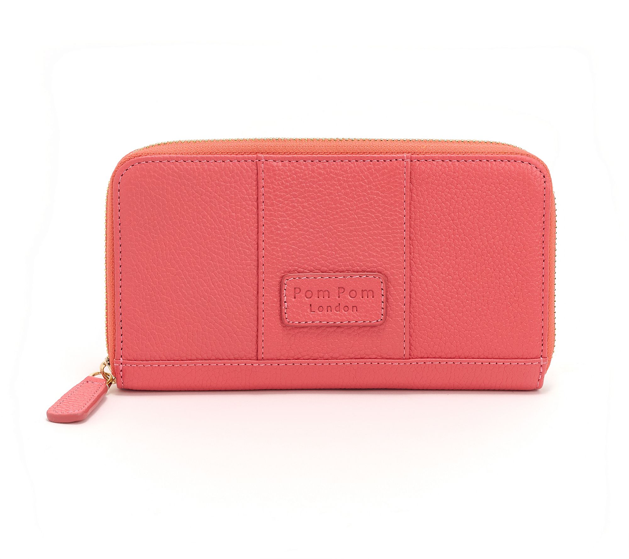 Pom Pom London Leather Continental Chelsea Wallet