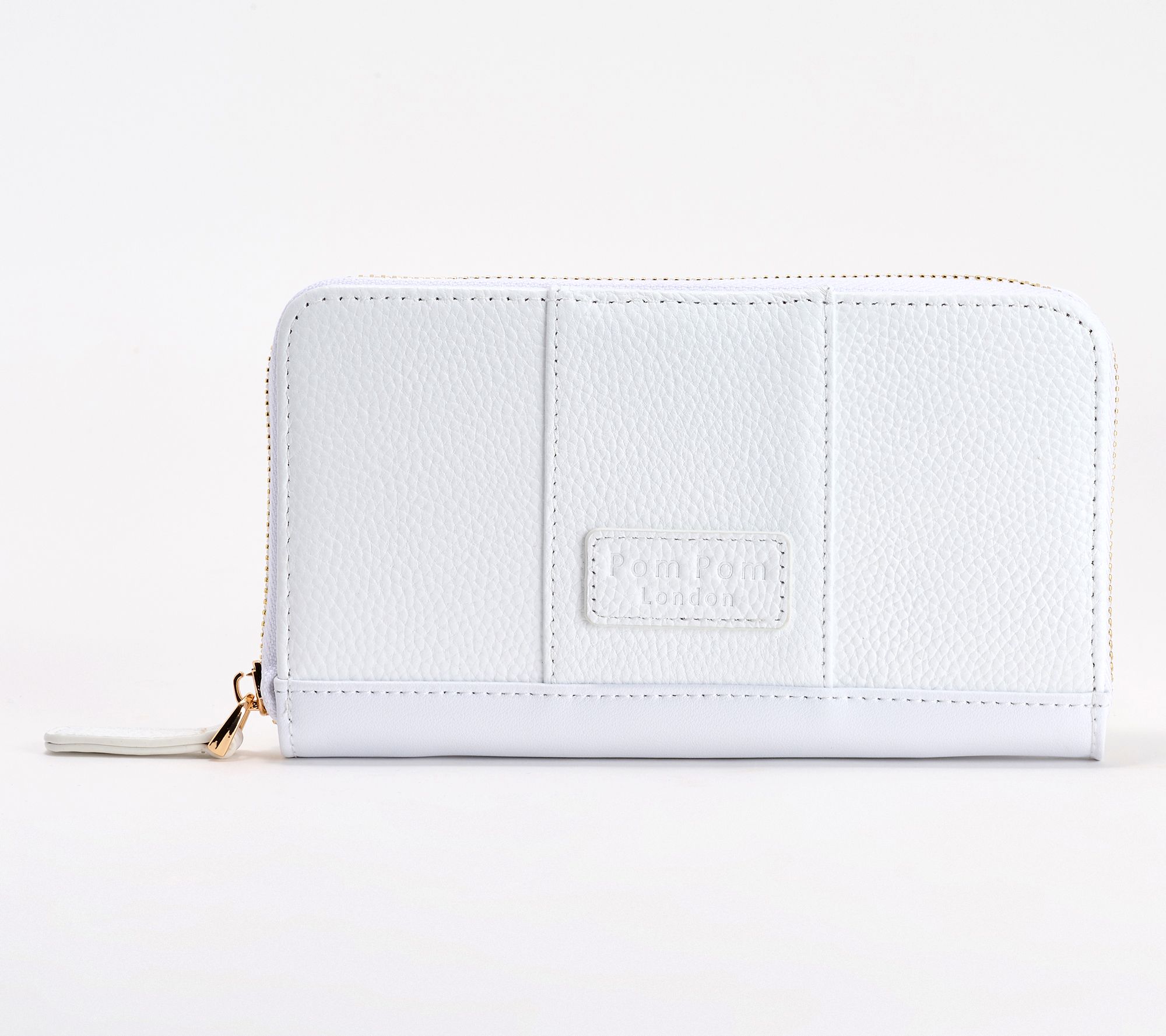 Pom Pom London Leather Continental Chelsea Wallet