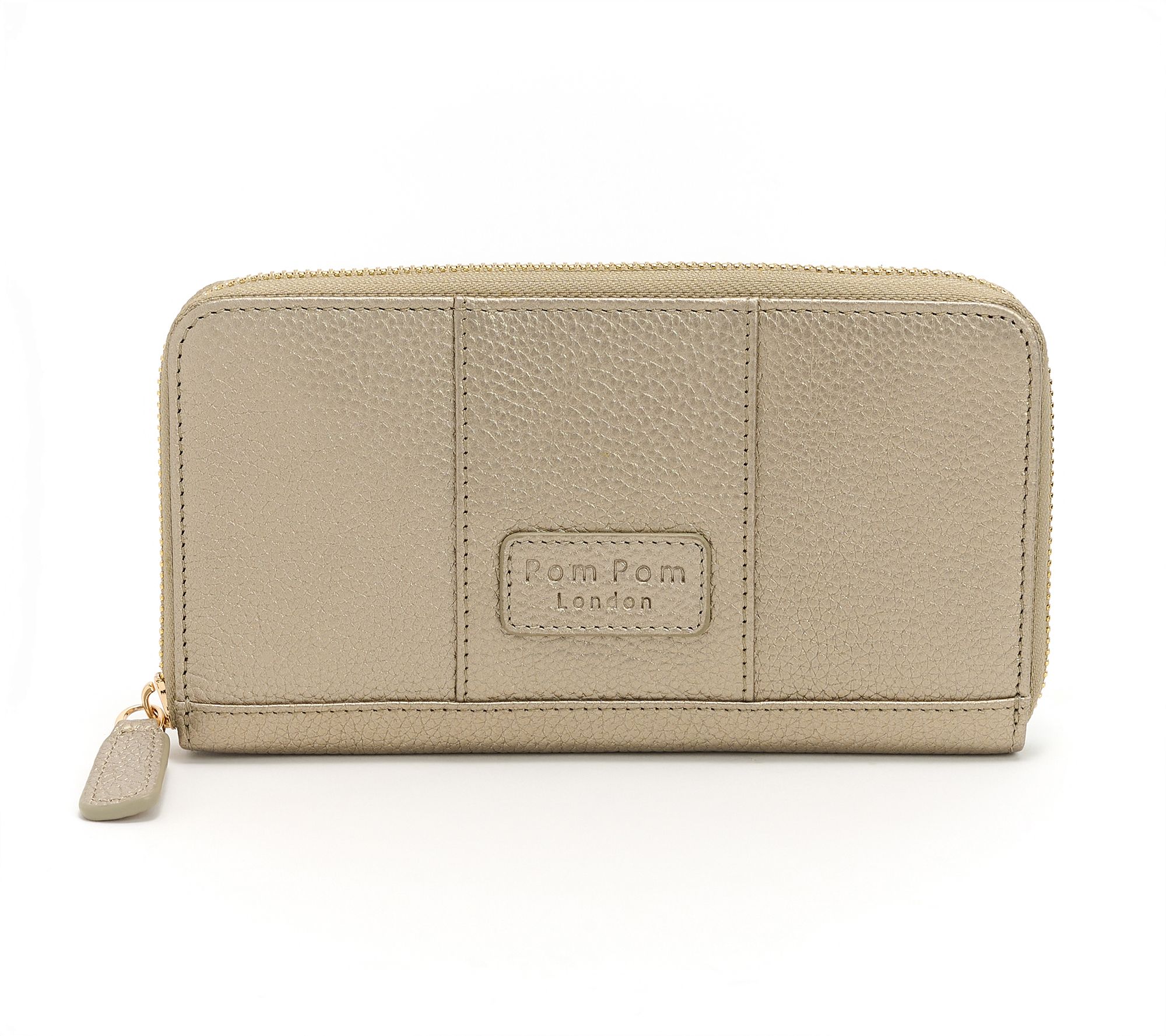 Pom Pom London Leather Continental Chelsea Wallet