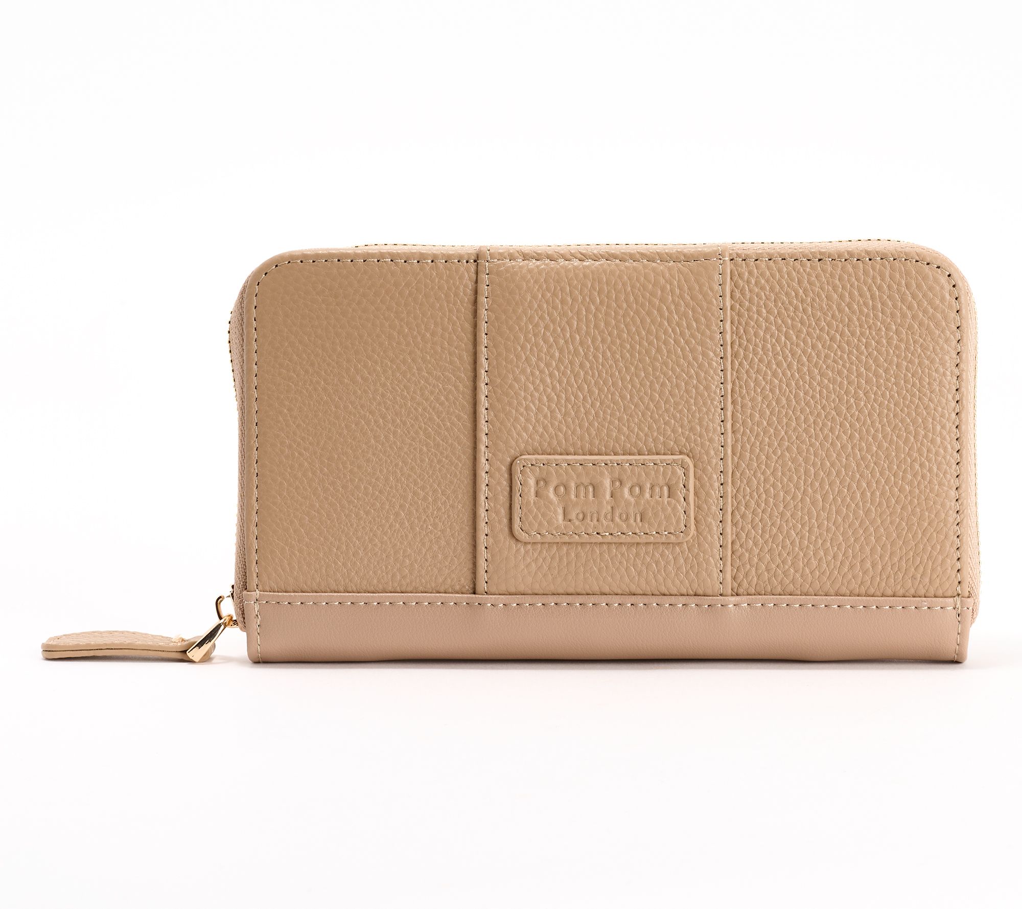 Pom Pom London Leather Continental Chelsea Wallet