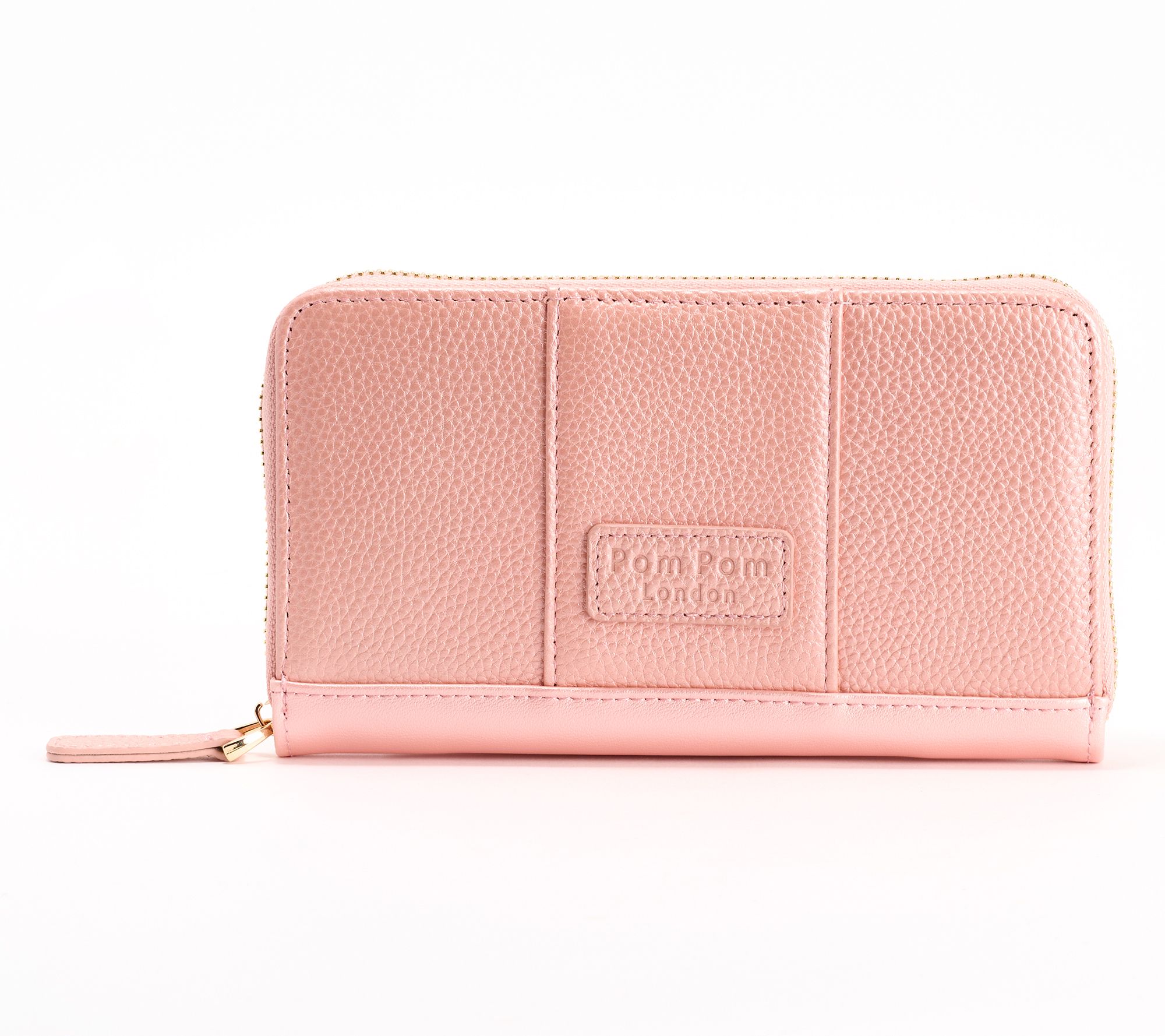 Pom Pom London Leather Continental Chelsea Wallet