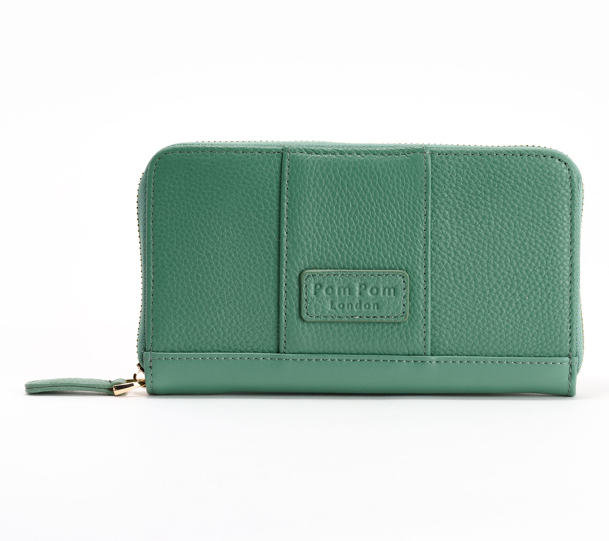 Pom Pom London Leather Continental Chelsea Wallet