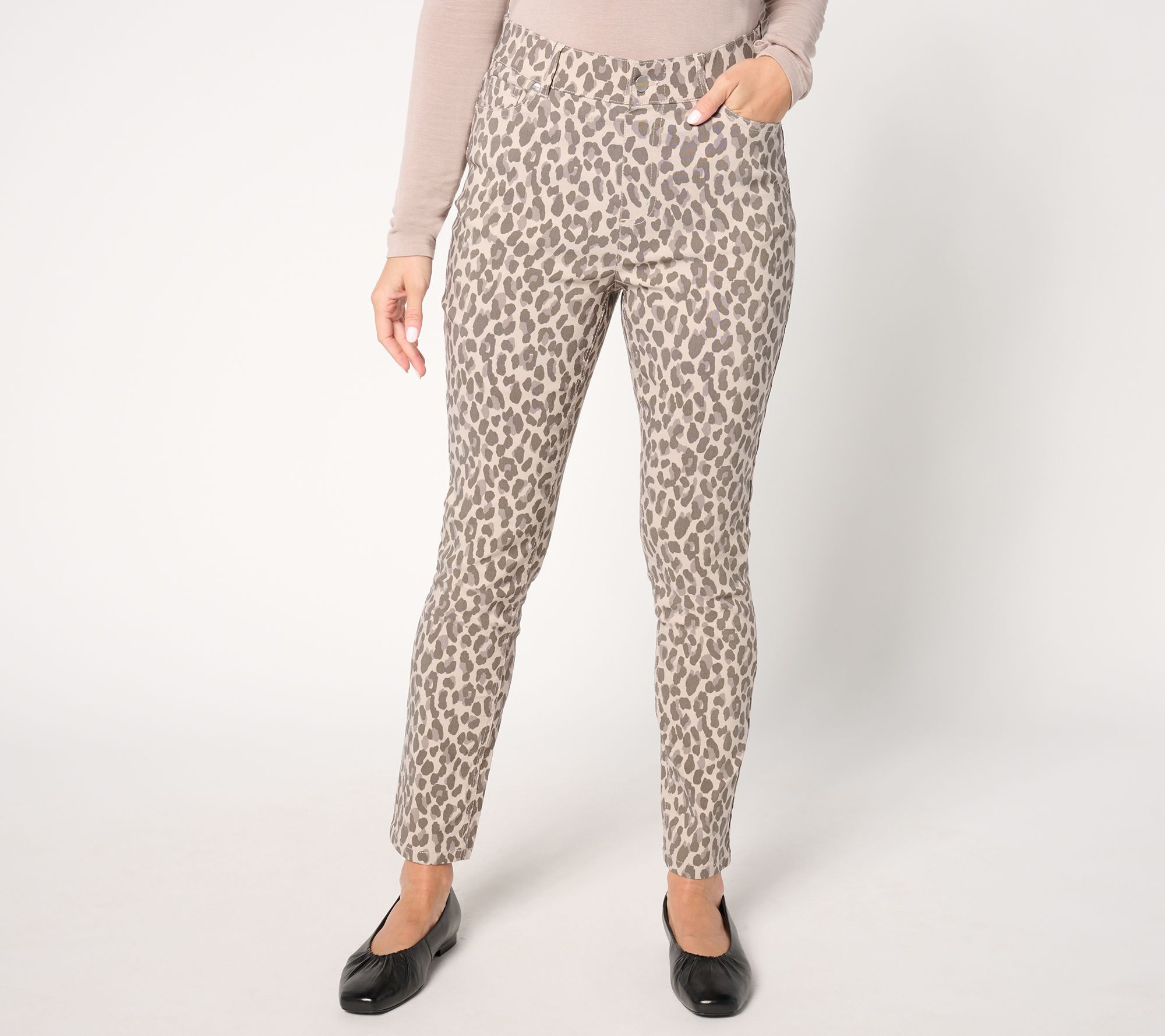 "As Is" Denim & Co. Signature Petite Smart Stretch Pants
