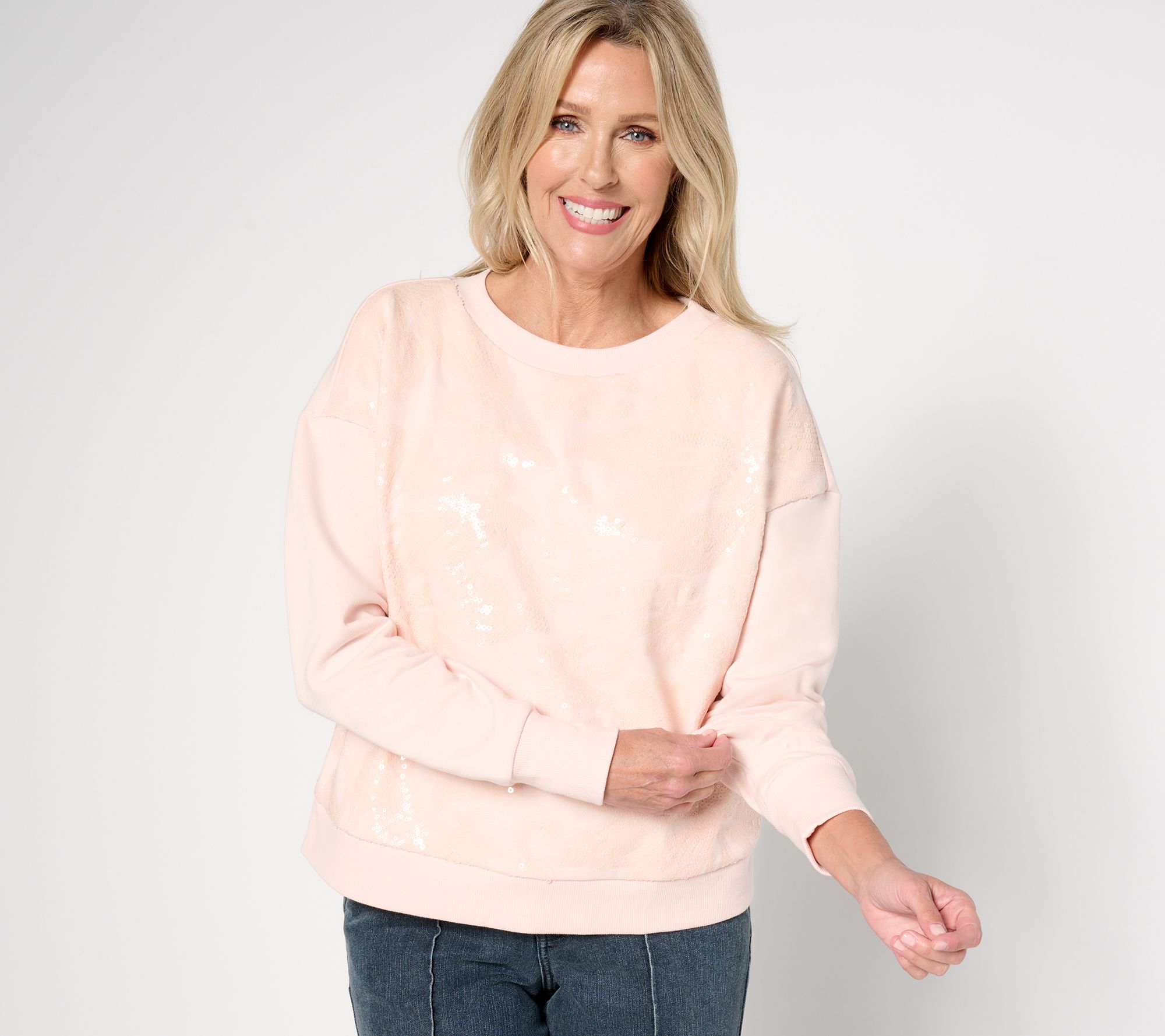 "As Is" Me by Jennie Garth Eve Embellishment Pullover