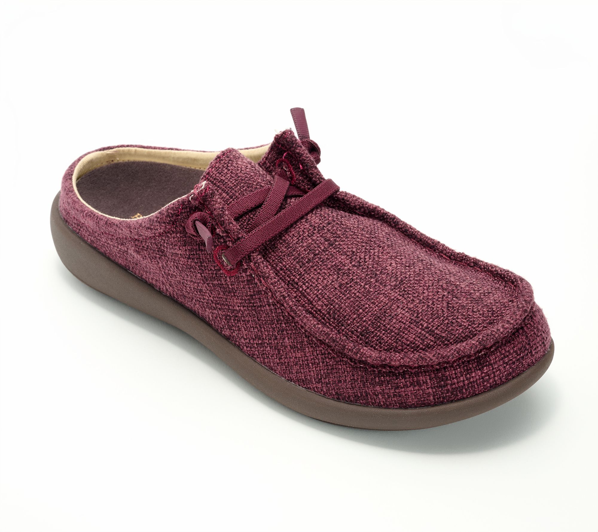 Revitalign Orthotic Memory Foam Canvas Mules - Carefree Clog