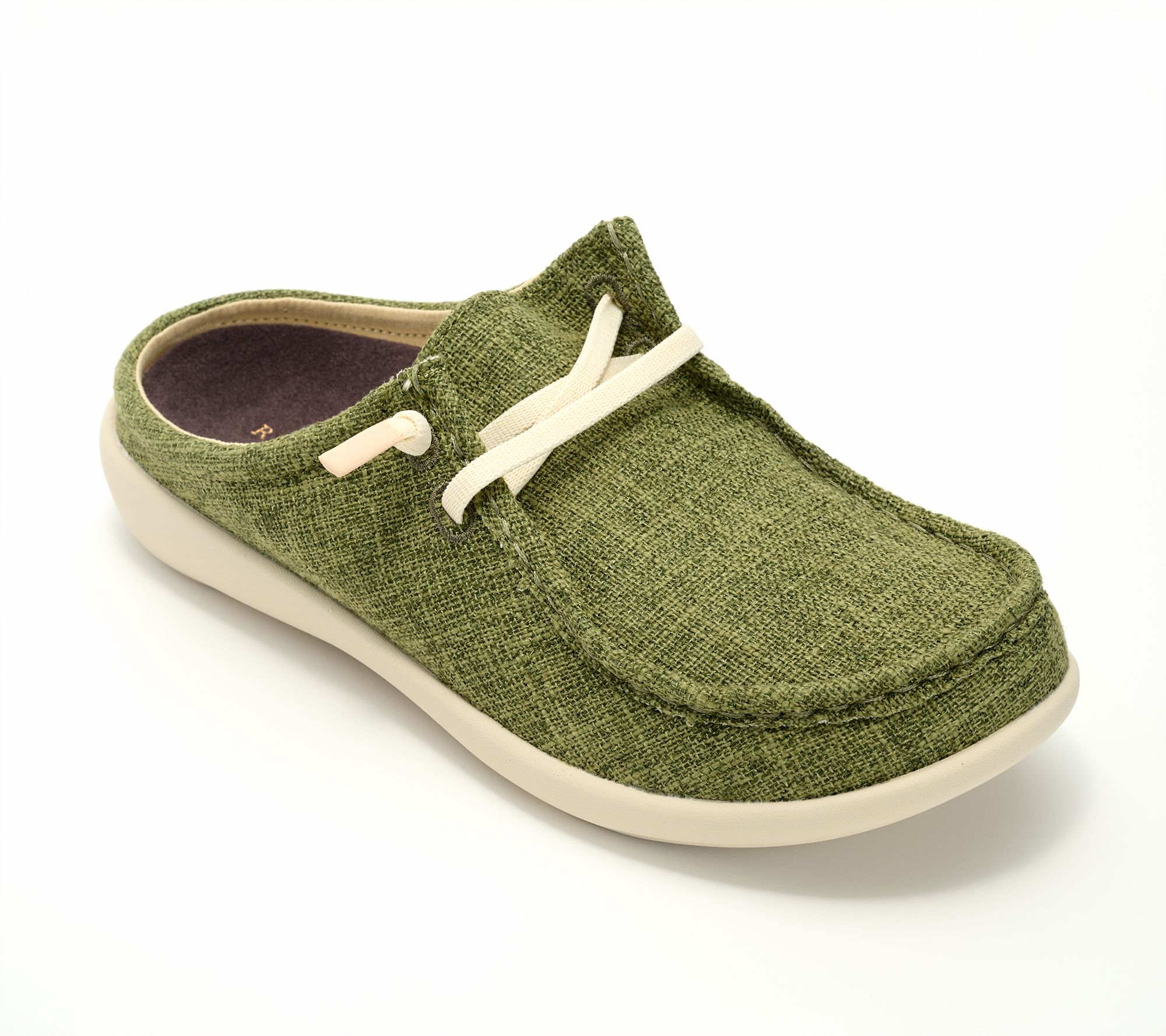 Revitalign Orthotic Memory Foam Canvas Mules - Carefree Clog