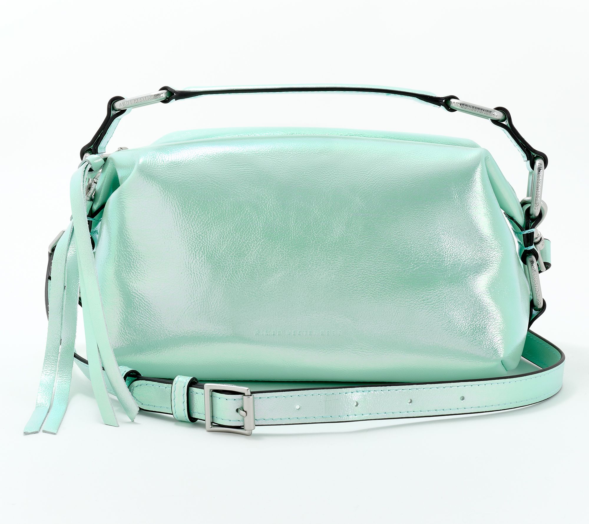 "As Is" Aimee Kestenberg The Dumpling Leather Top Handle Bag