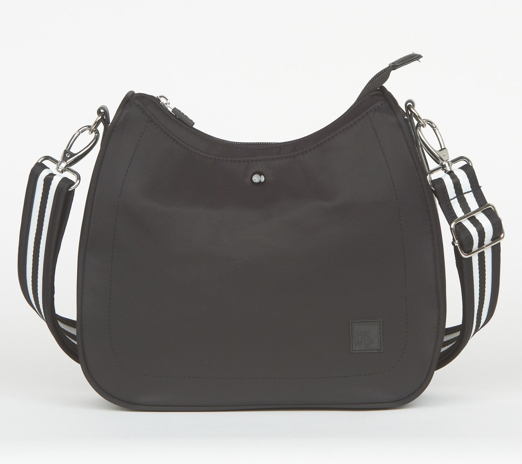 "As Is" IHKWIP Side Stripe Saddle Crossbody Bag