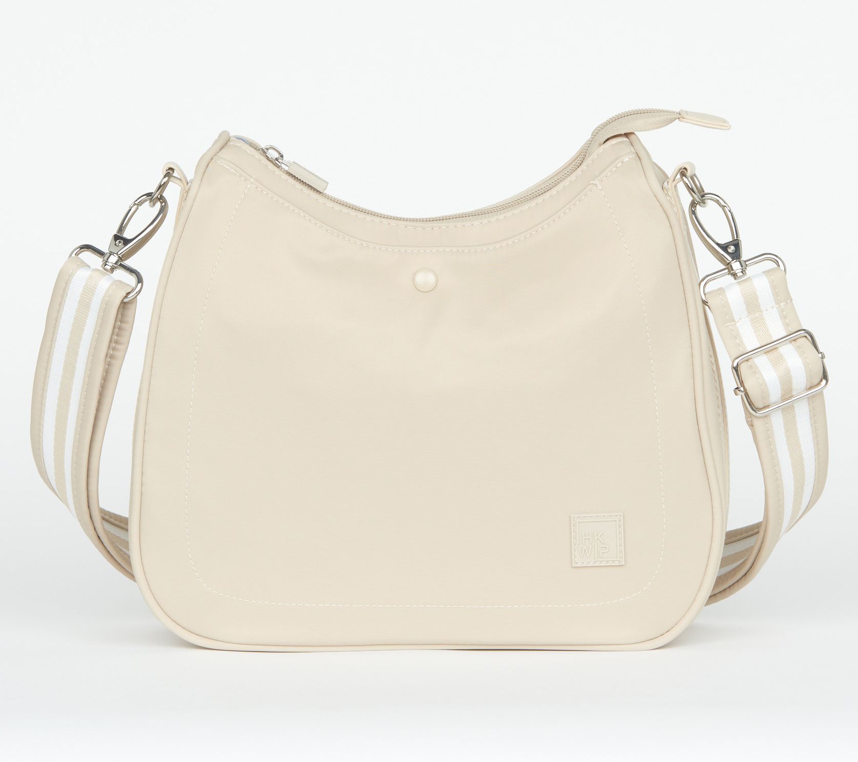 "As Is" IHKWIP Side Stripe Saddle Crossbody Bag