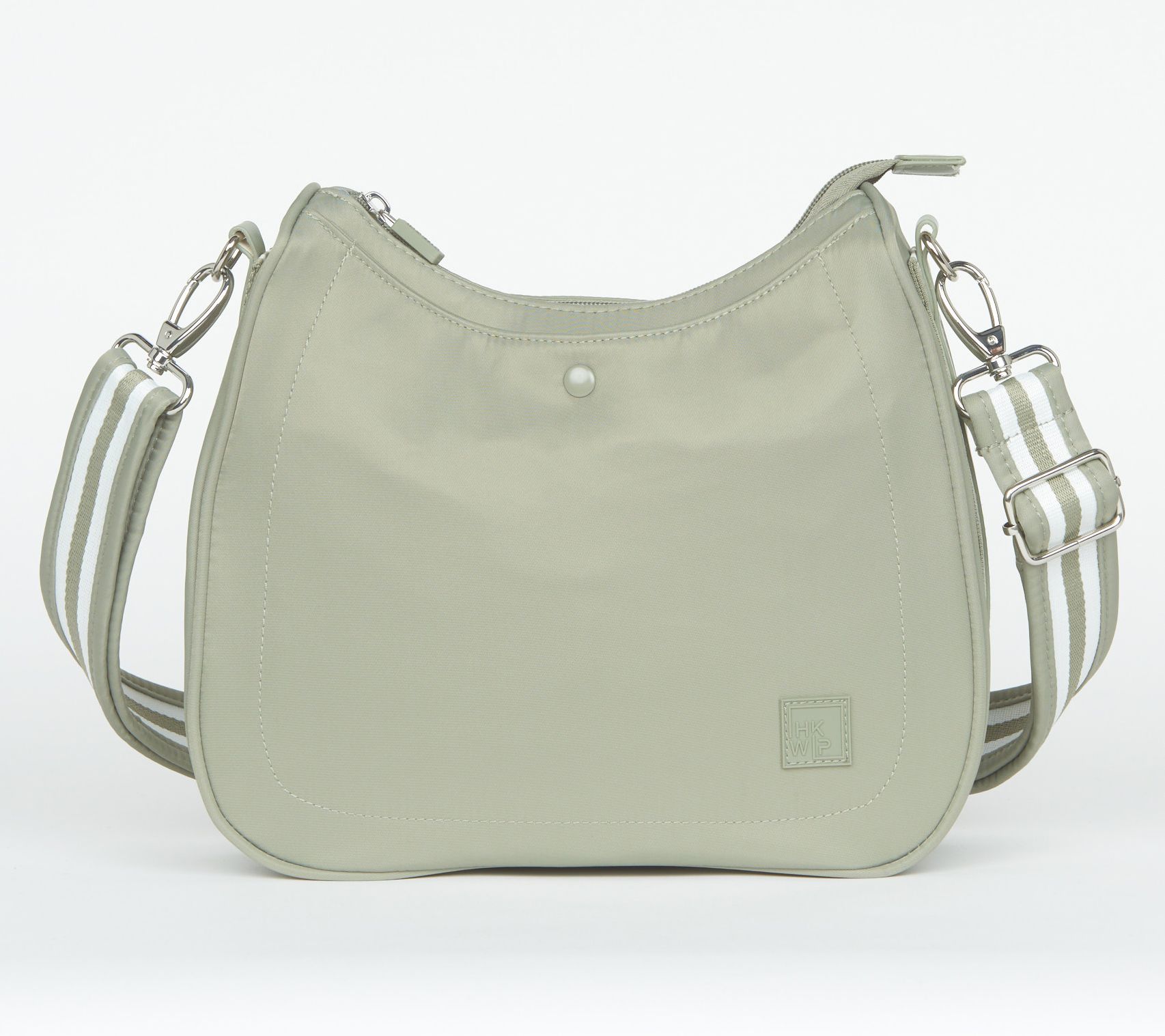 "As Is" IHKWIP Side Stripe Saddle Crossbody Bag