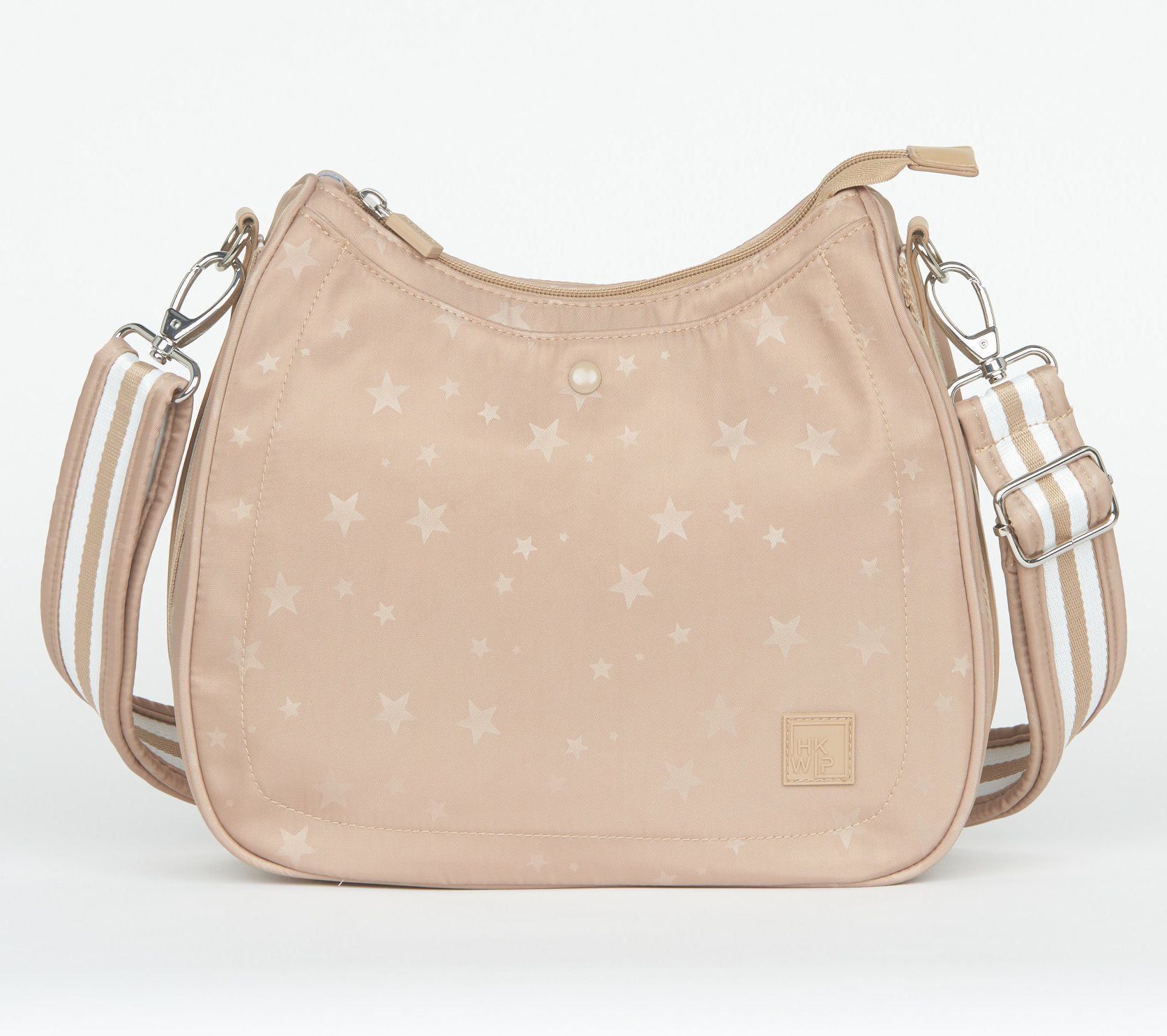 "As Is" IHKWIP Side Stripe Saddle Crossbody Bag