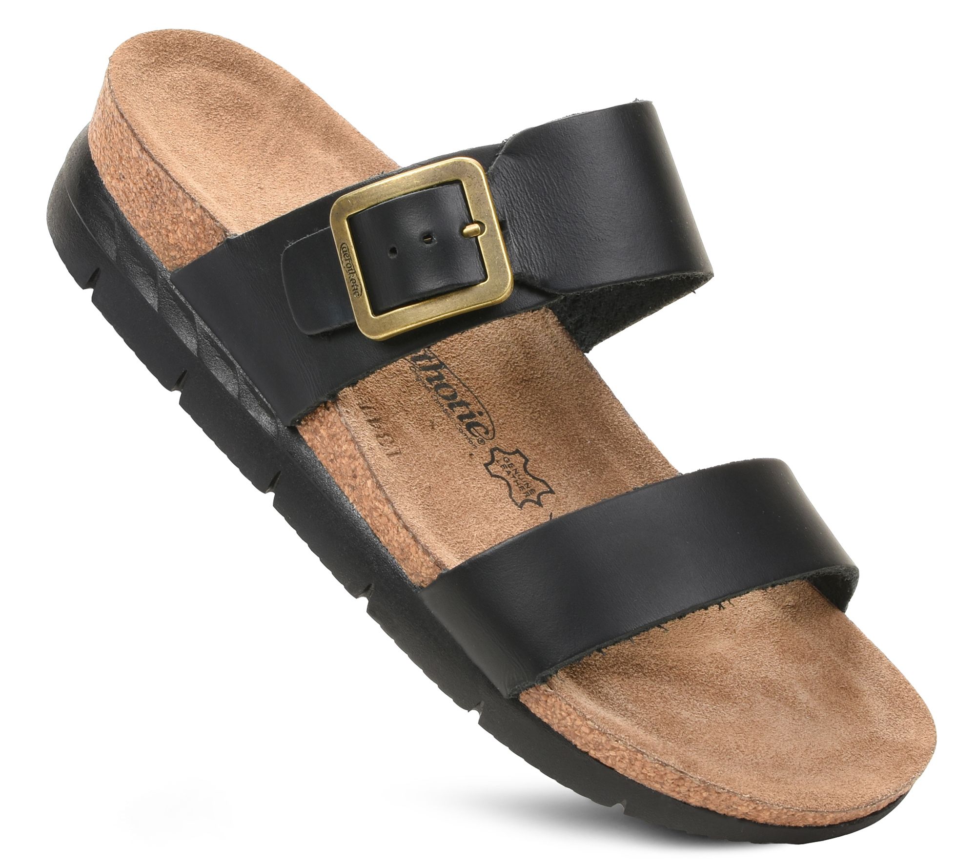 Aerothotic Florence Genuine Leather Platform Sandals