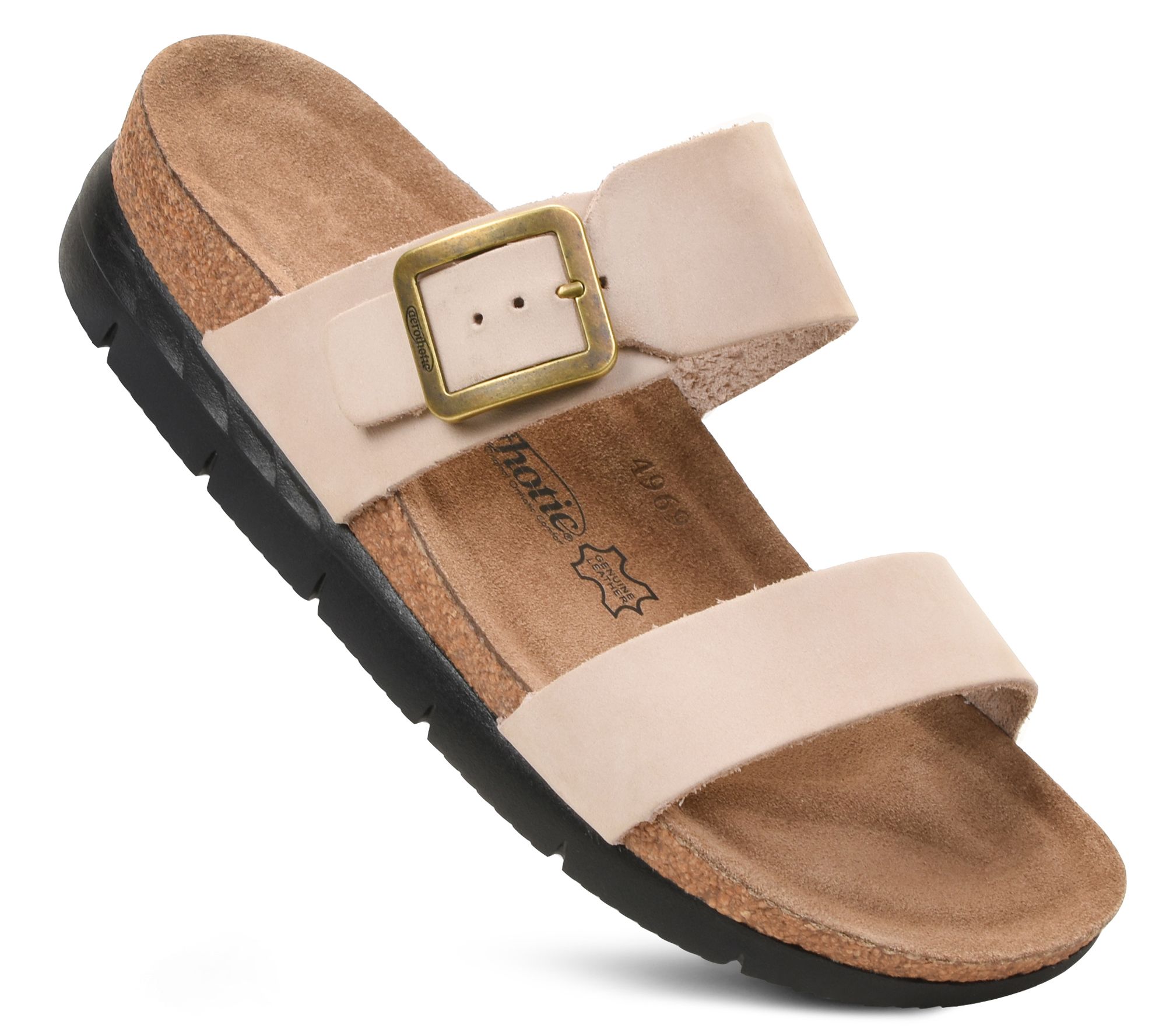 Aerothotic Florence Genuine Leather Platform Sandals