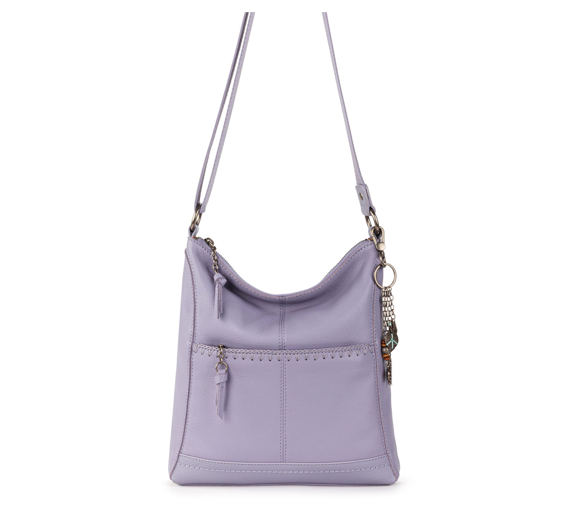 The Sak Lucia Orchid Stitch Leather Crossbody
